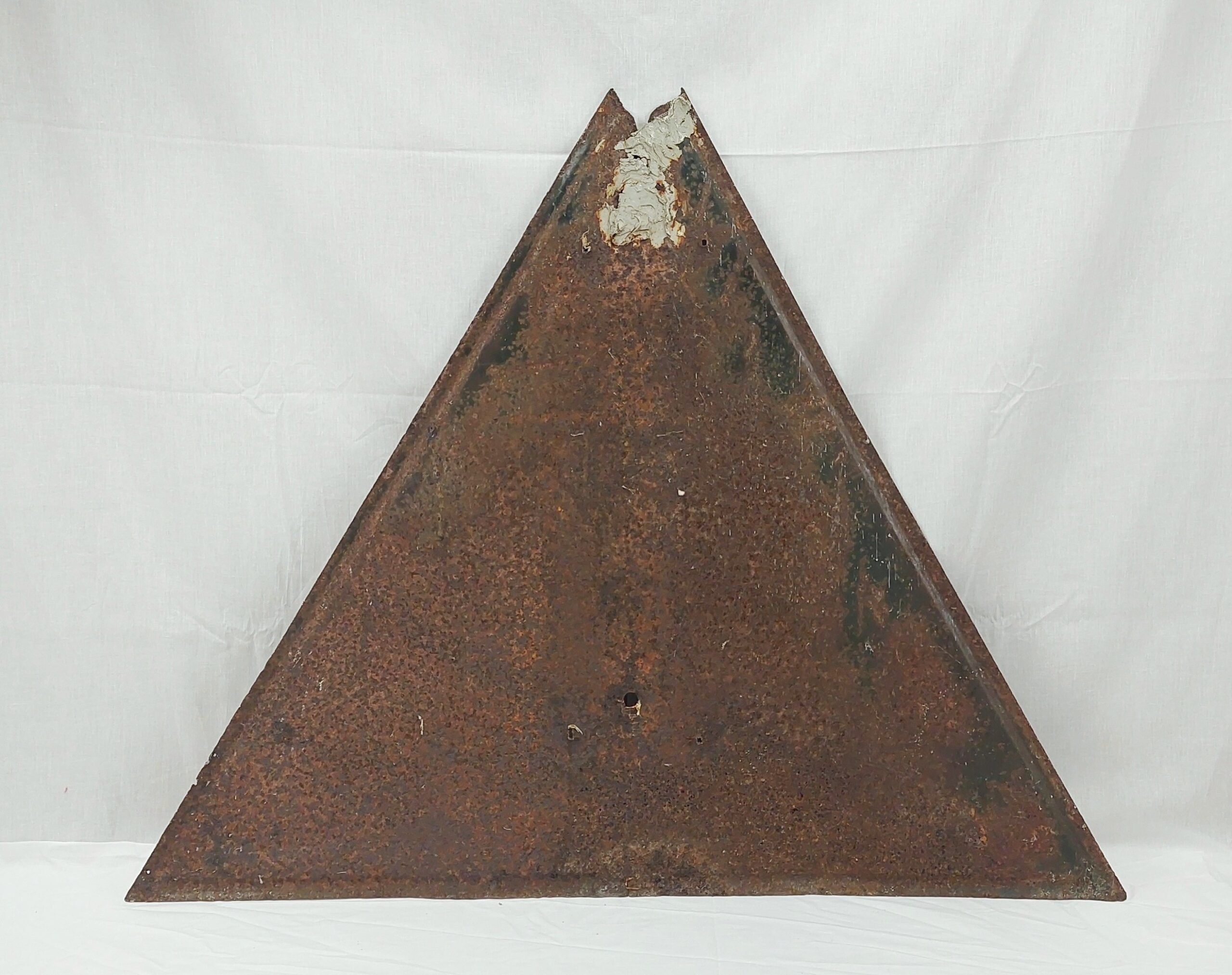 French Railway Level Crossing Enamel On Steel Sign - Image 3