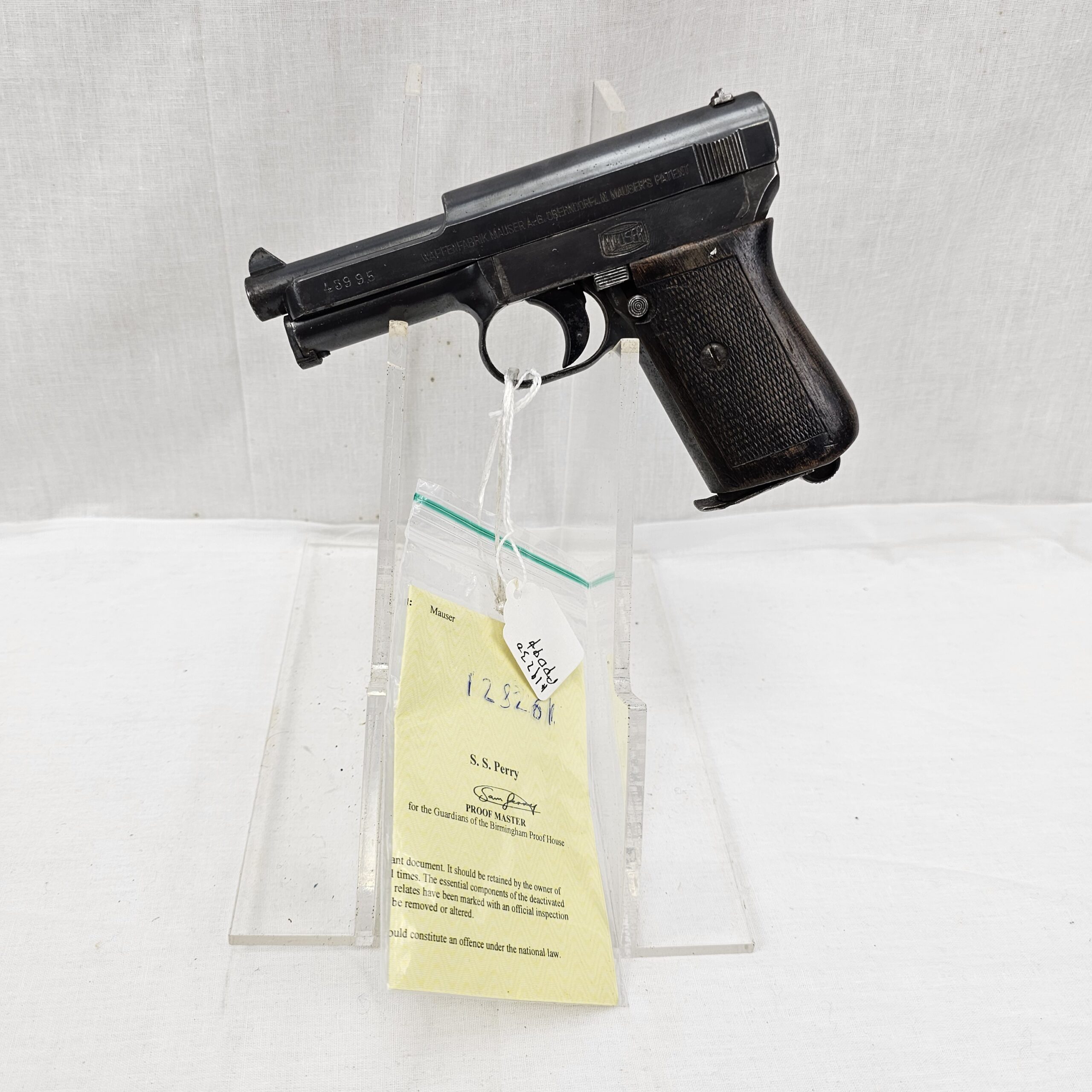 German, WW1, Third Variant Mauser Model 1914 Pistol - EU Spec Deactivated - Image 2