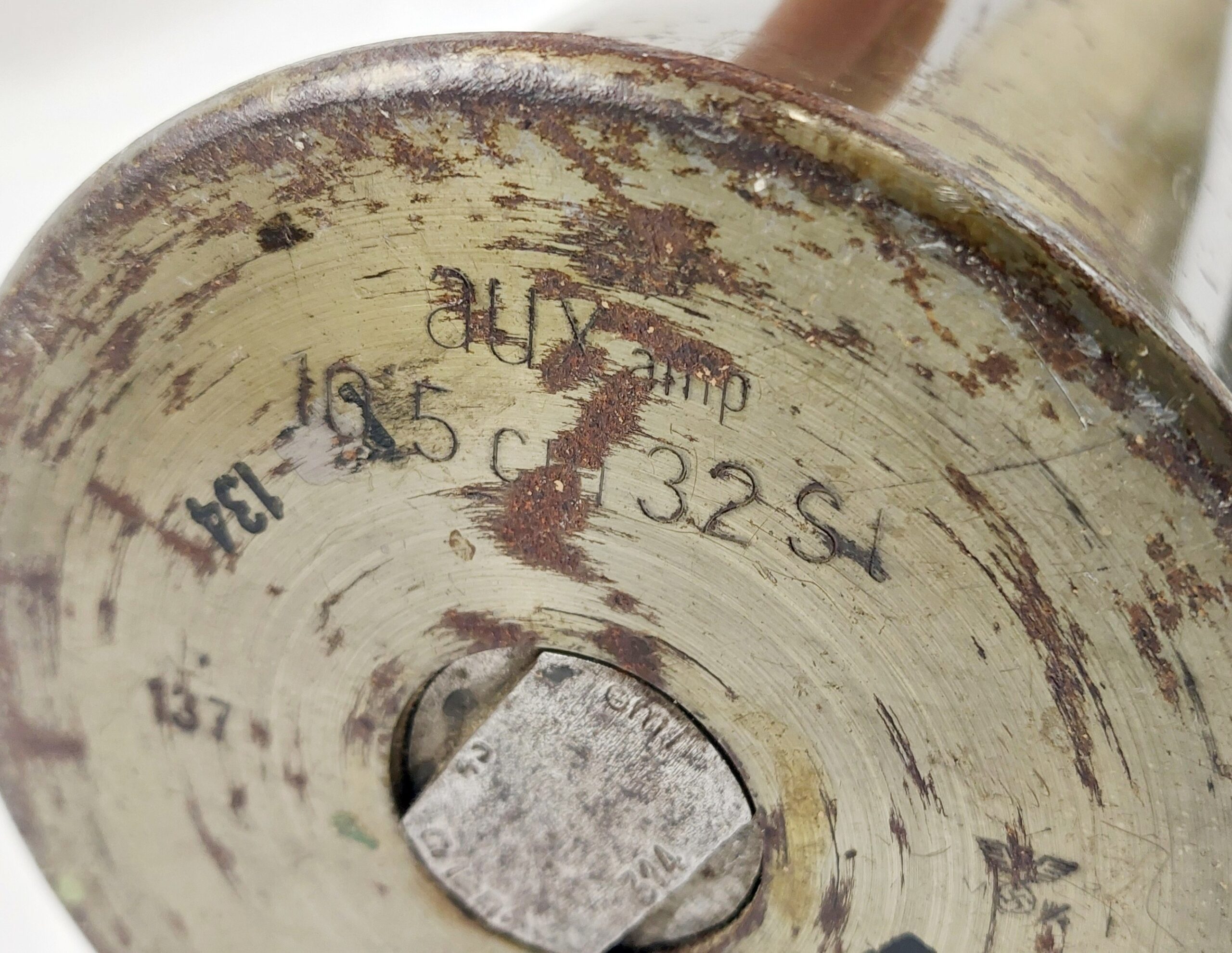 Inert 1941 German WW2 10.5 CM SKC 32M Naval Kriegsmarine Artillery Shell - Image 2