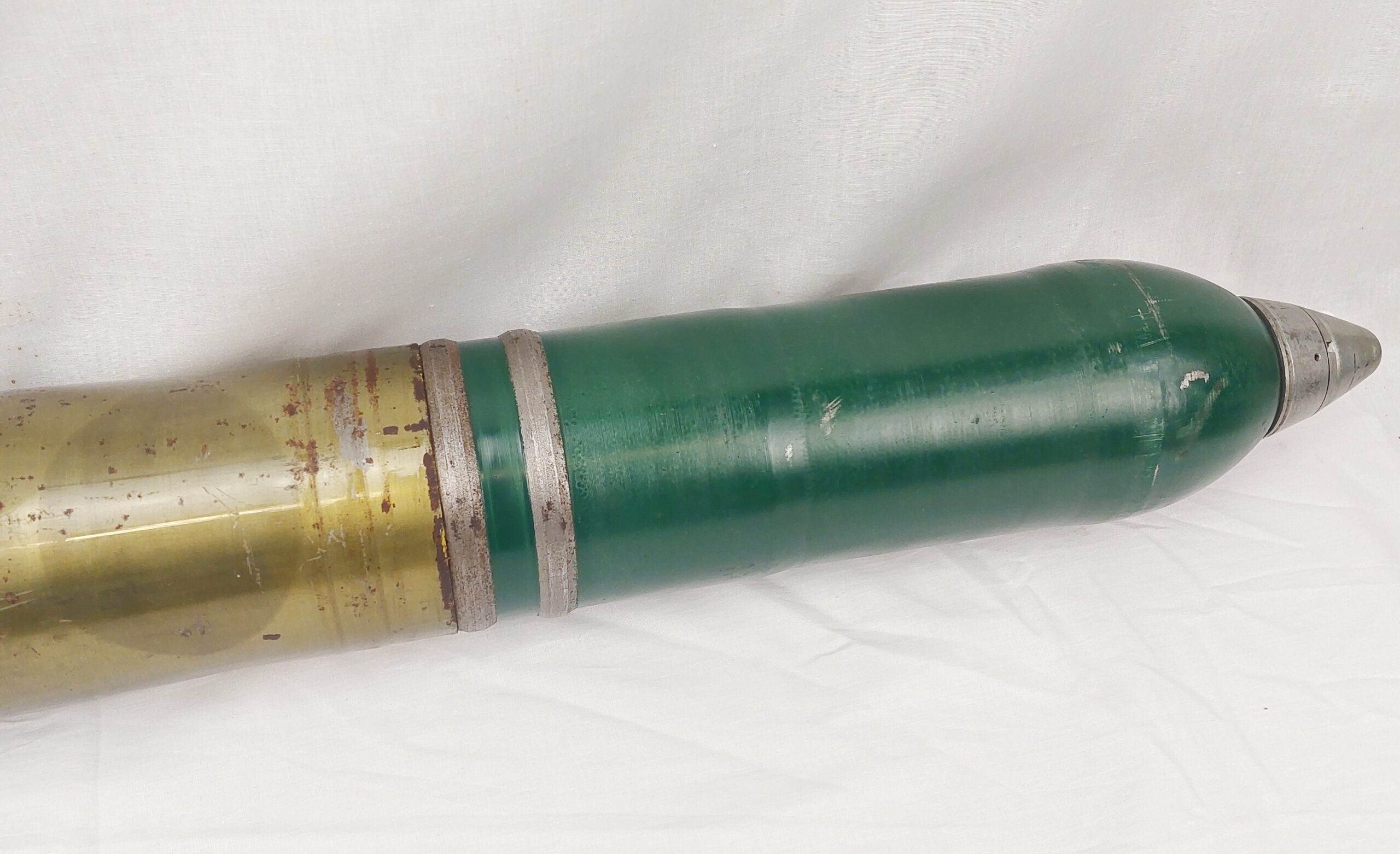 Inert 1941 German WW2 10.5 CM SKC 32M Naval Kriegsmarine Artillery Shell - Image 12
