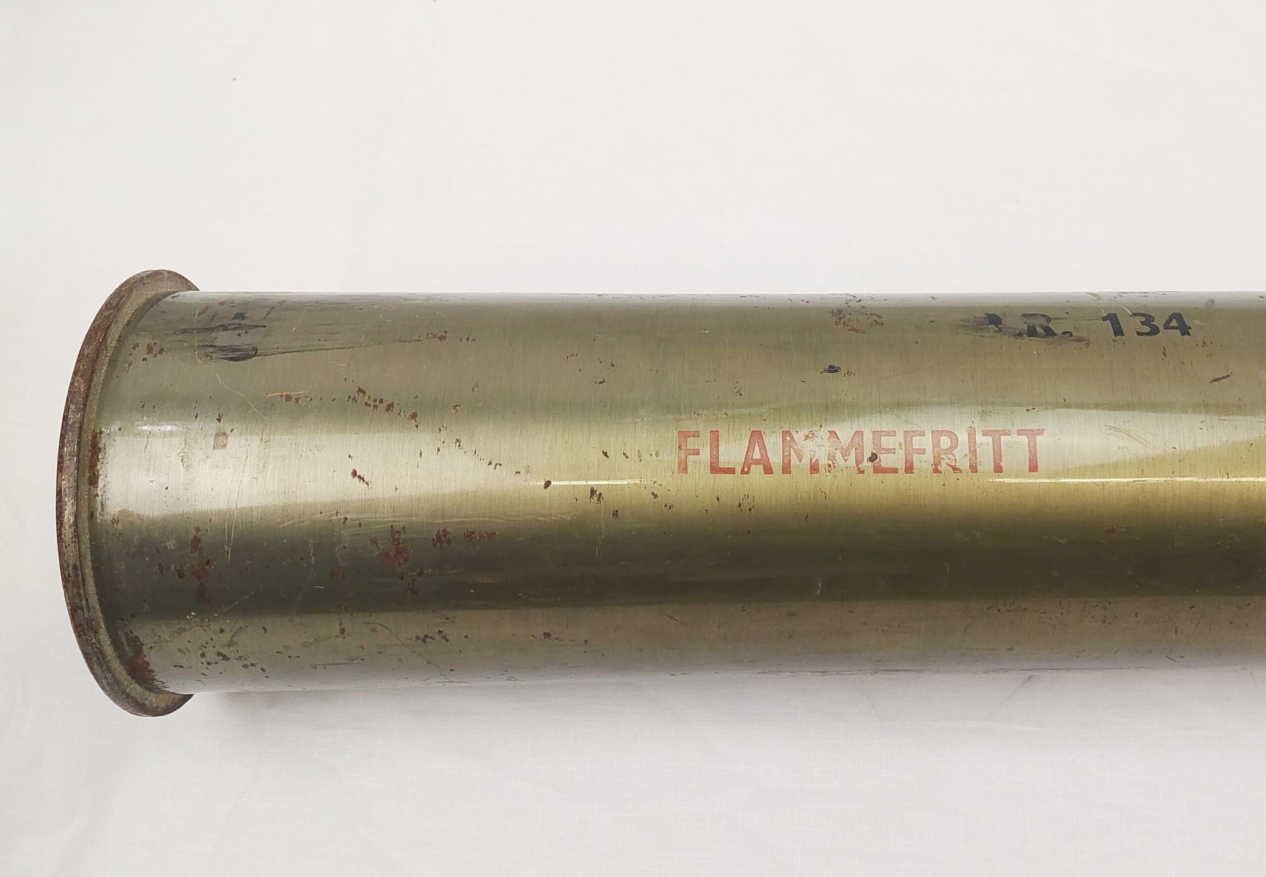 Inert 1941 German WW2 10.5 CM SKC 32M Naval Kriegsmarine Artillery Shell - Image 10
