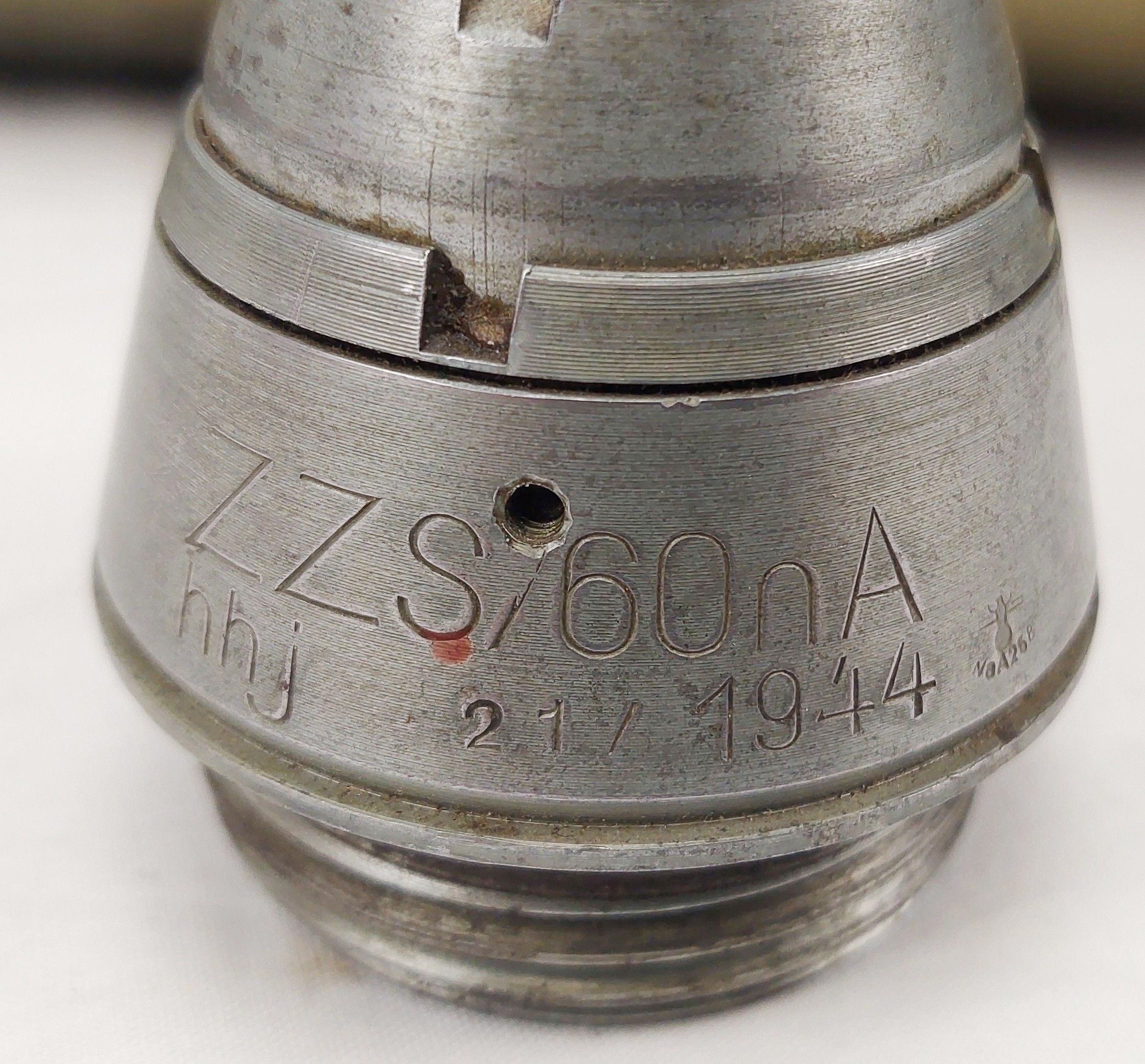 Inert 1941 German WW2 10.5 CM SKC 32M Naval Kriegsmarine Artillery Shell - Image 6