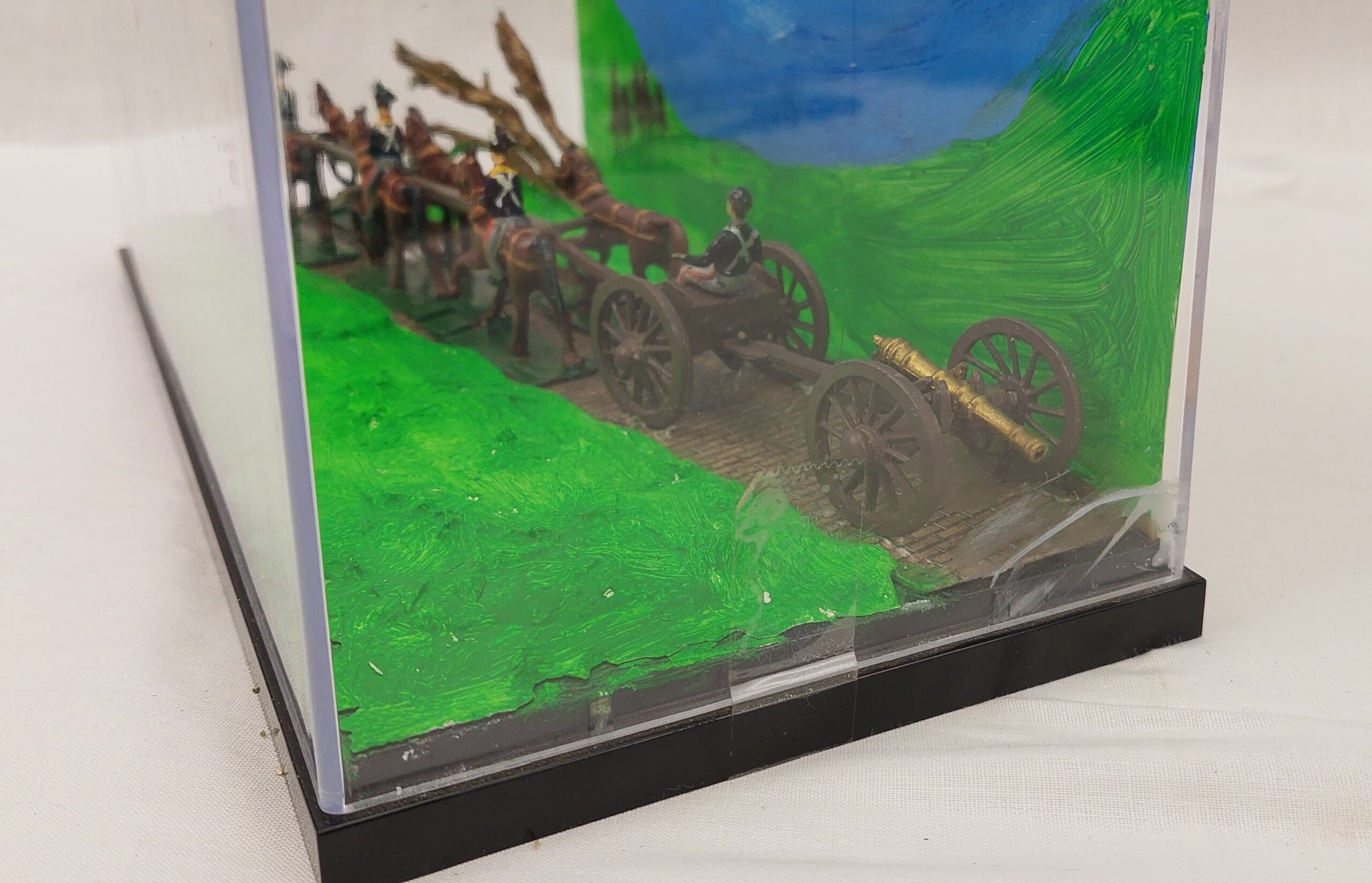 Cased Model of Napoleonic Artillery Train - Image 5