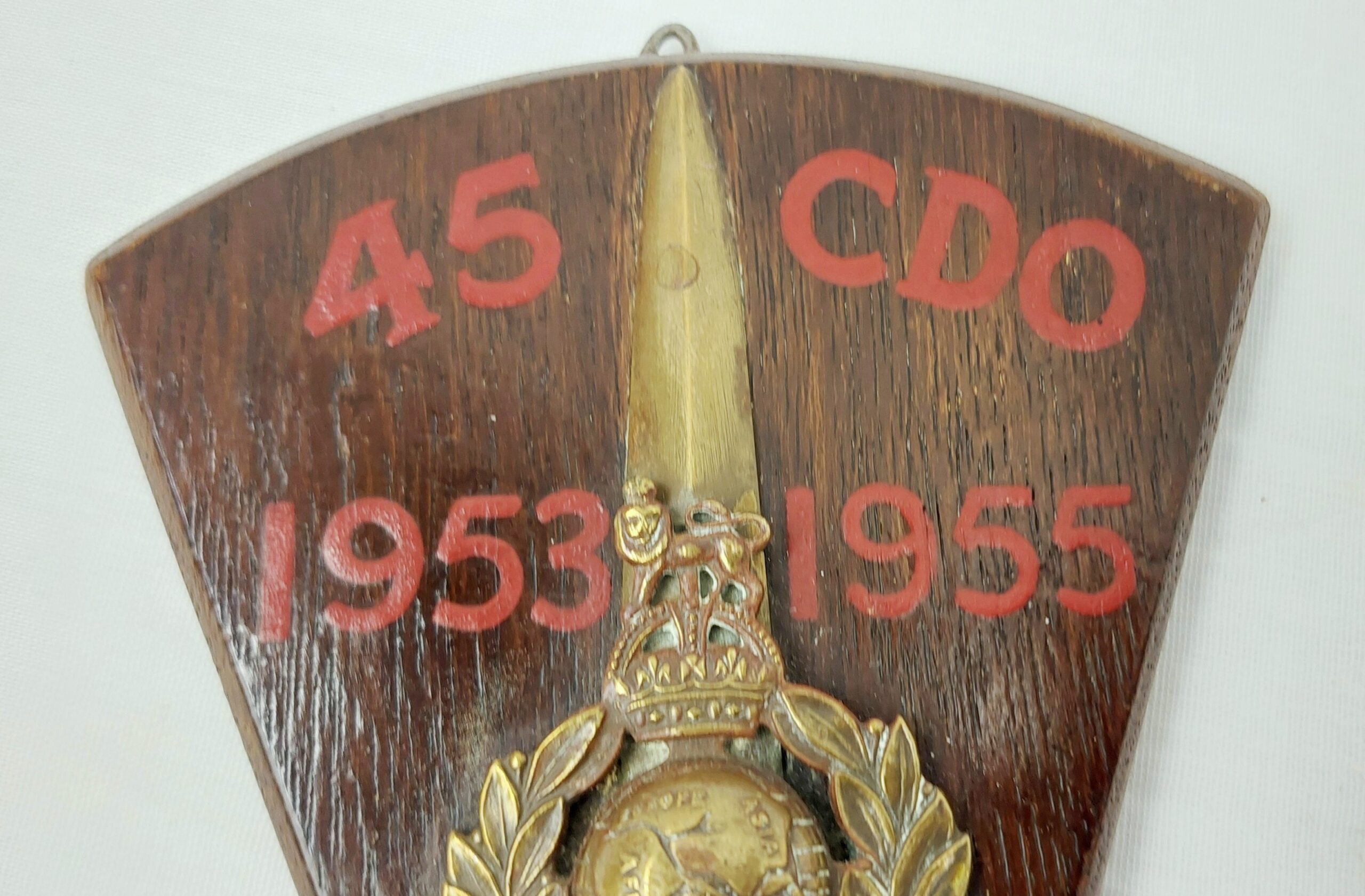 No.45 Commando Plaque King's Crown - Image 2