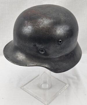 Original WW2 German M35 EF60 Rare Nazi Helmet