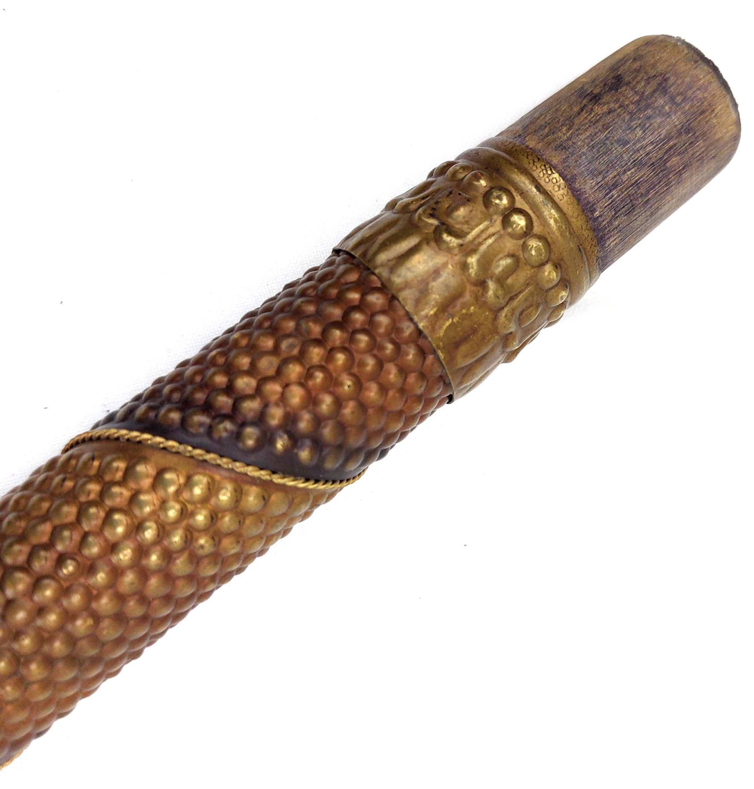 Ornate Dragon Headed, Copper Sword Stick - Reserved - Image 11