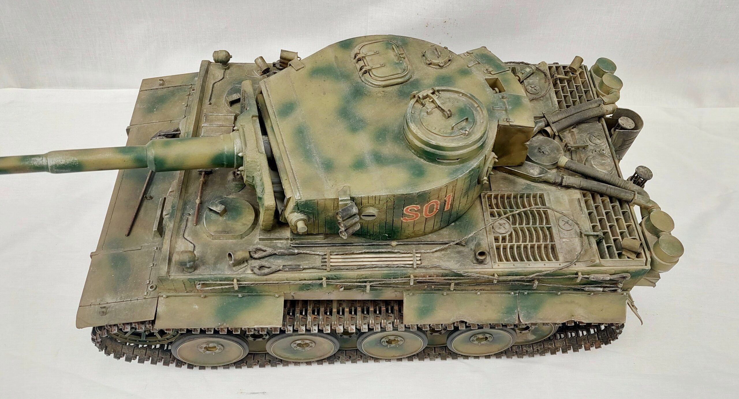 Static 1/16th Scale Model Of Tiger Tank - Image 7