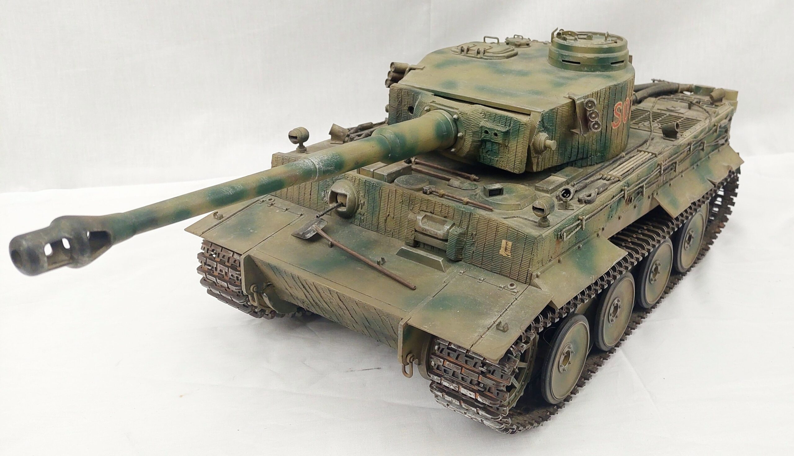 Static 1/16th Scale Model Of Tiger Tank - Image 4