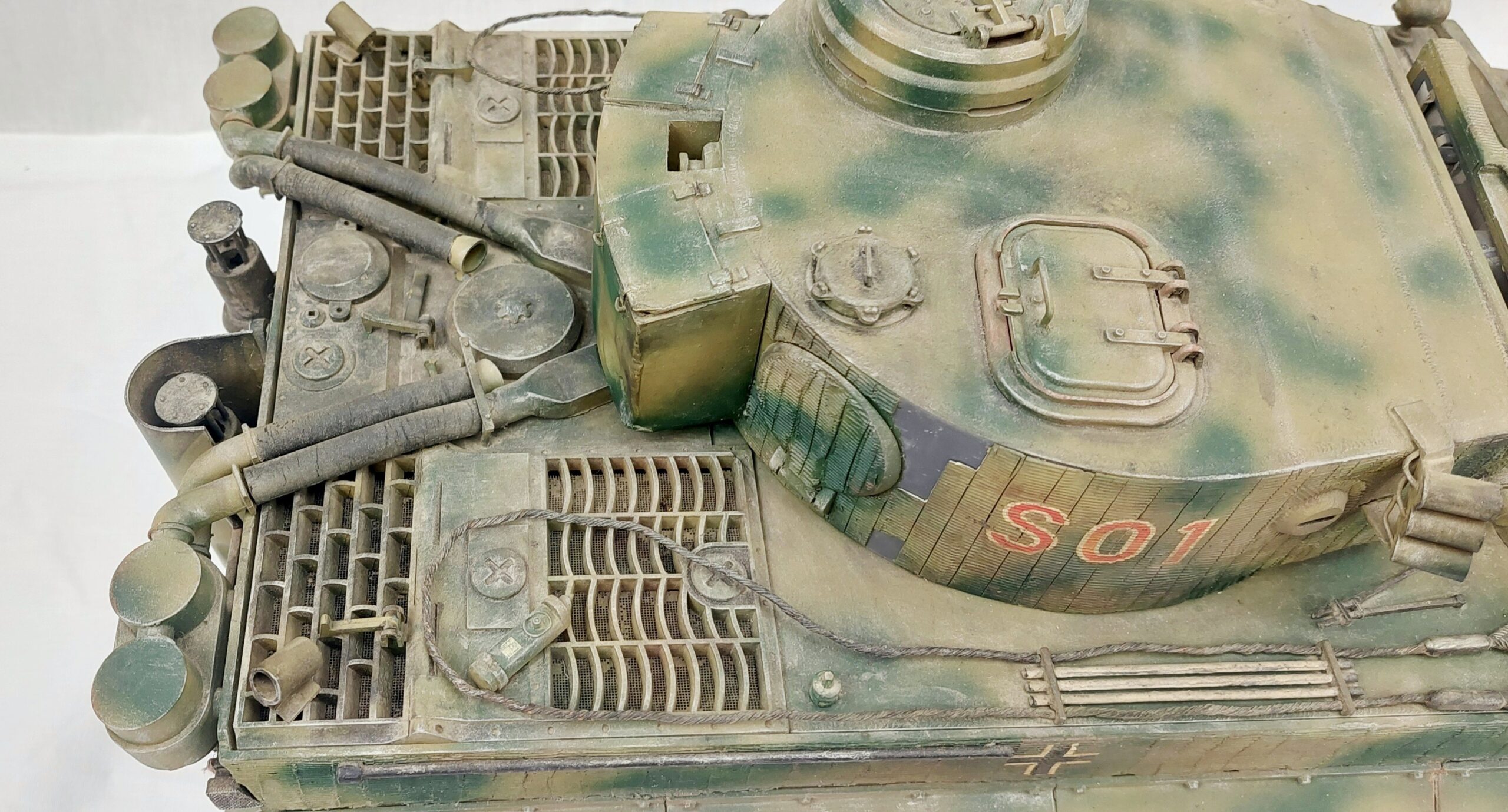 Static 1/16th Scale Model Of Tiger Tank - Image 6