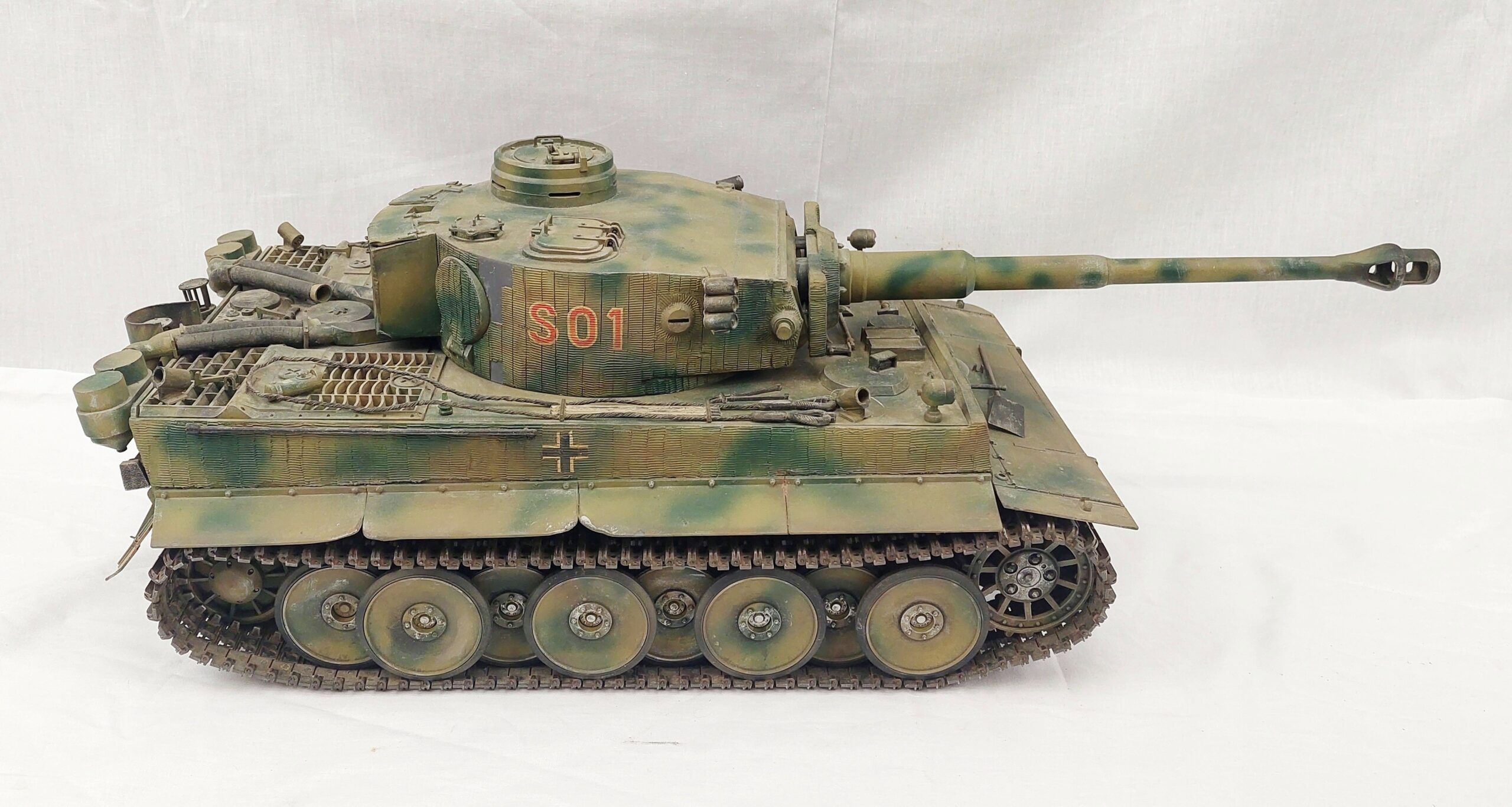Static 1/16th Scale Model Of Tiger Tank - Image 5