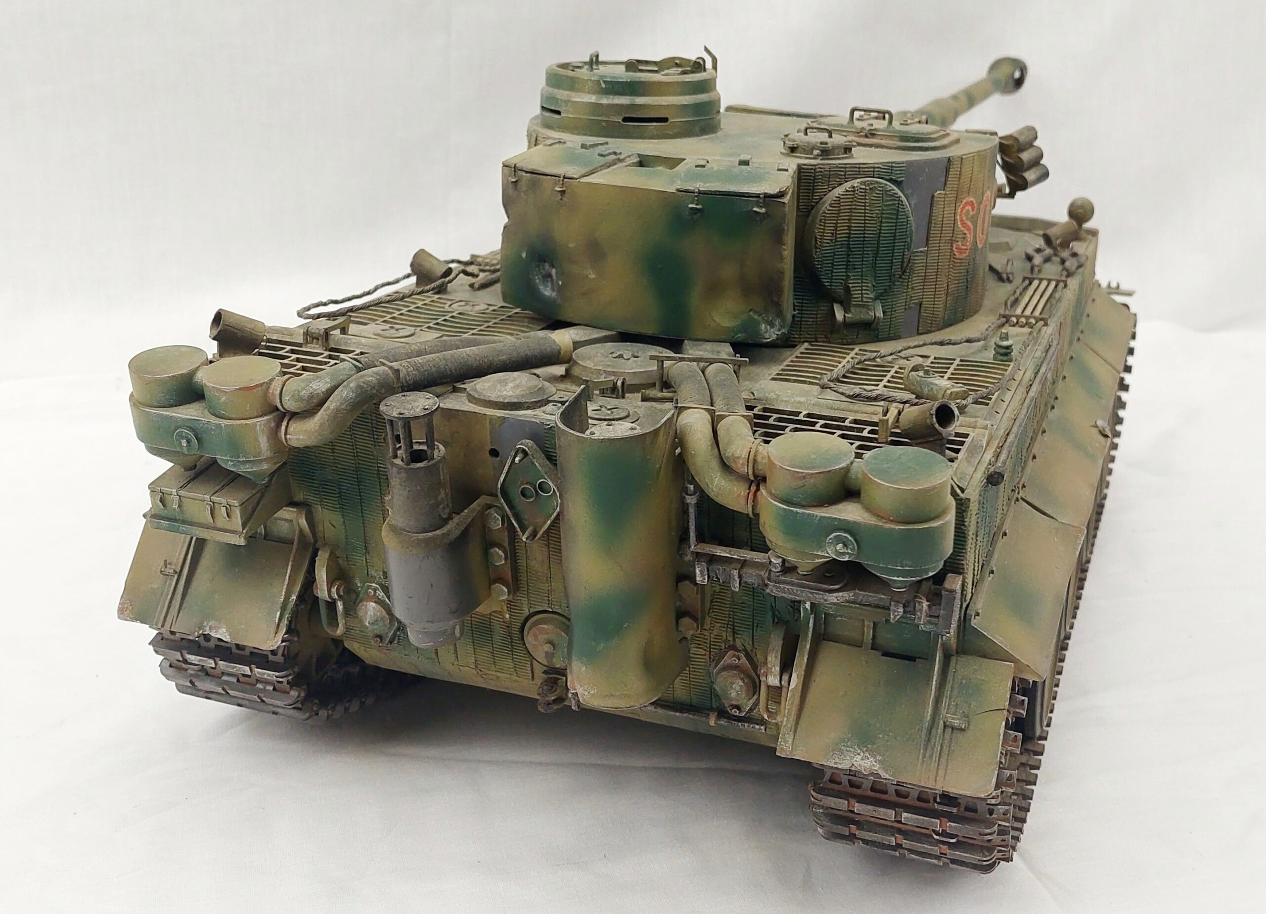 Static 1/16th Scale Model Of Tiger Tank - Image 3