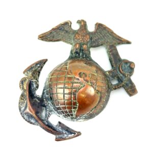 USA, WW1, Original Marine Corps Cap Badge
