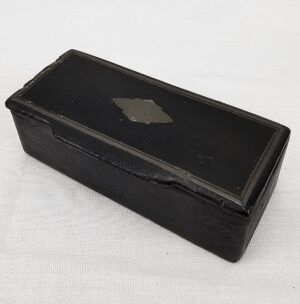 Victorian Papier Mache  Snuff Box