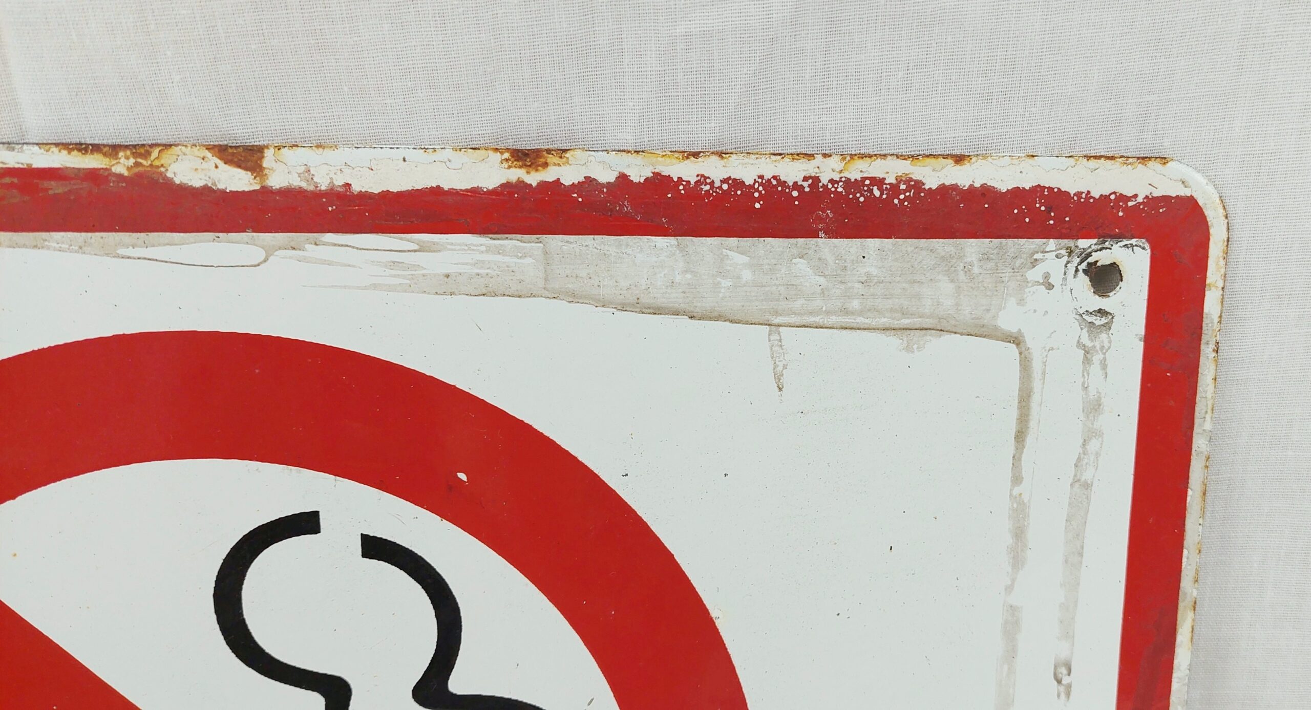 Vintage London Underground Enamel No Smoking Sign - Image 7