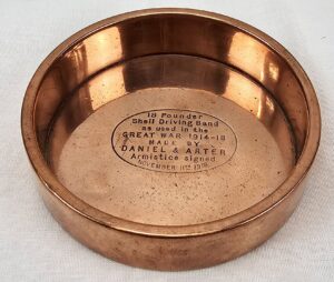 WW1 18 Pounder Shell Trench Art Driving Band