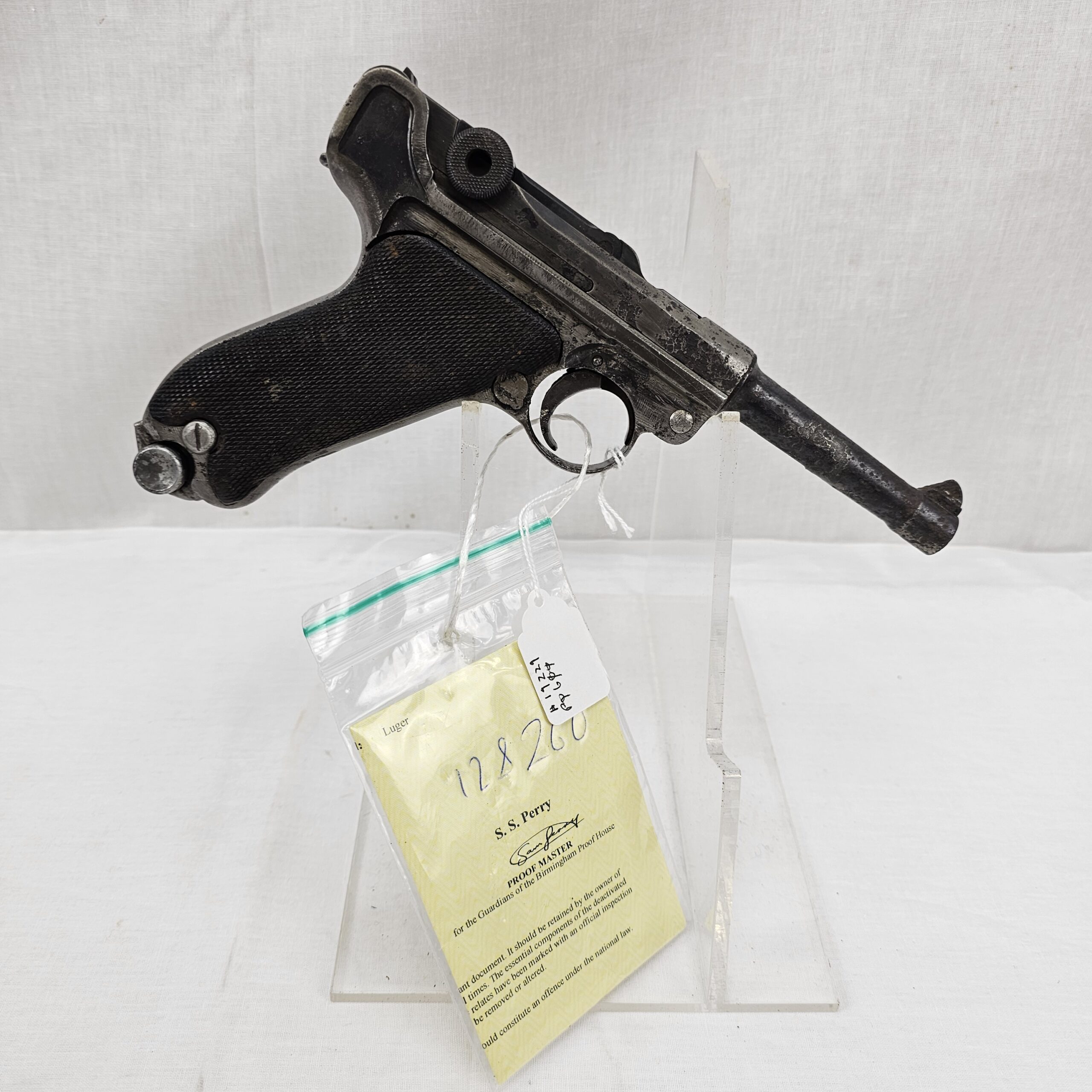 WW1 German Luger Pistol EU Deactivated - Image 5