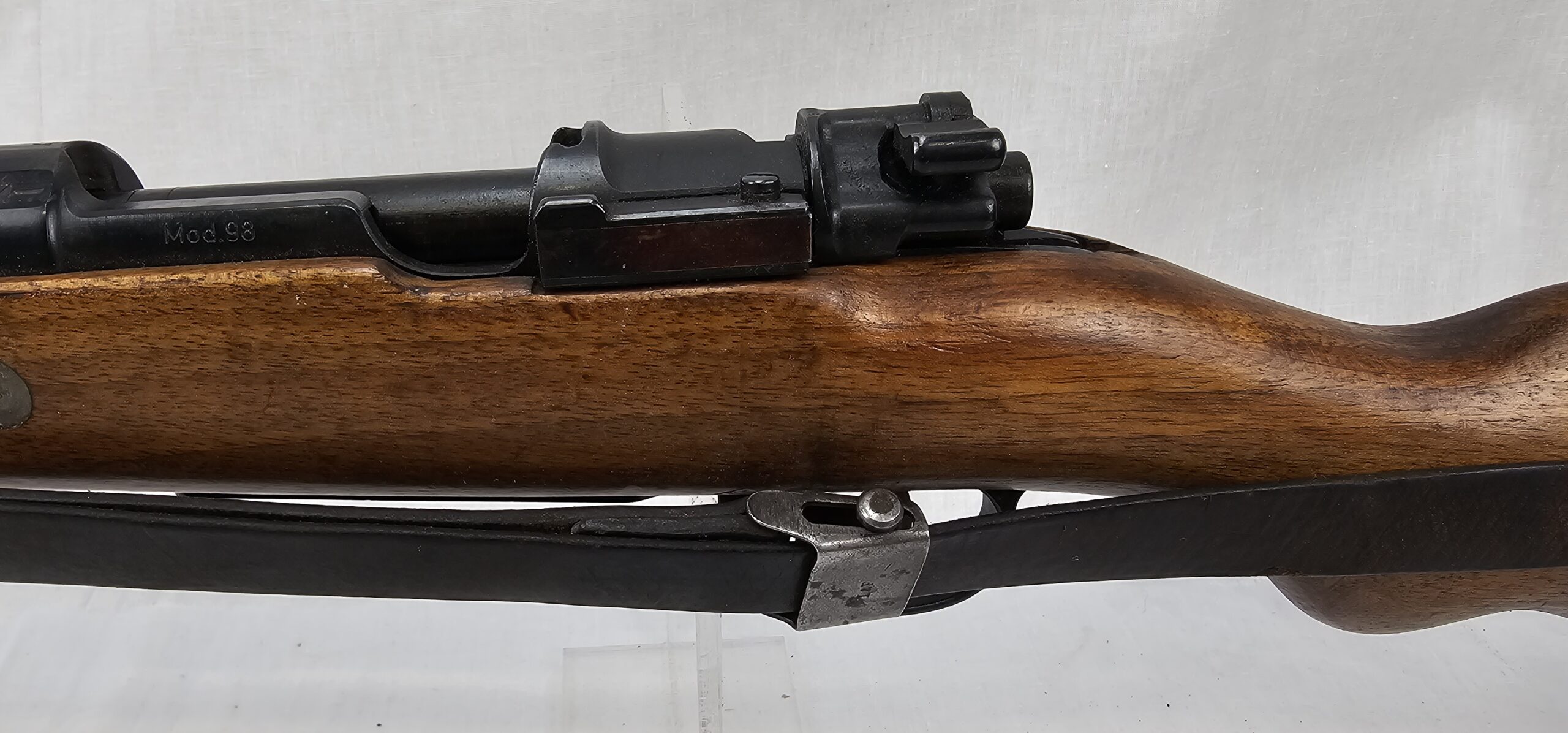 WW2 German Mauser K98 Bolt Action Rifle and Sling Deactivated - Image 11