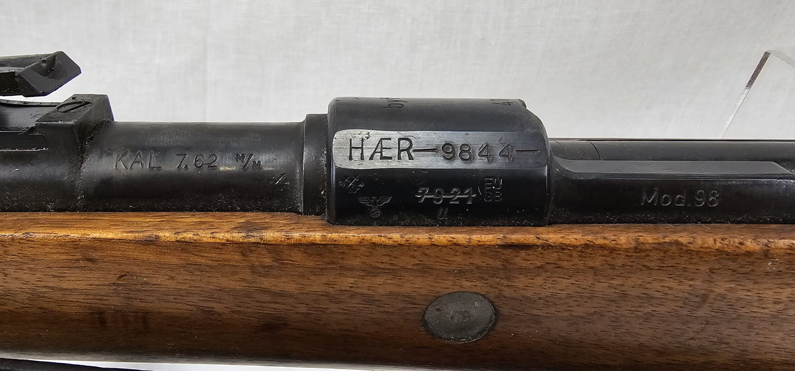 WW2 German Mauser K98 Bolt Action Rifle and Sling Deactivated - Image 12