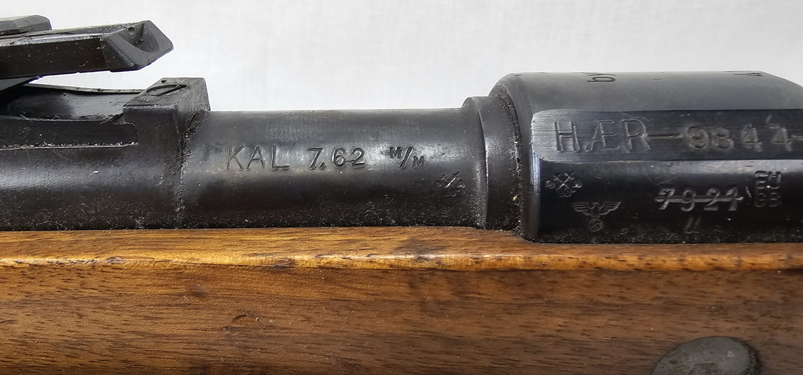 WW2 German Mauser K98 Bolt Action Rifle and Sling Deactivated - Image 14