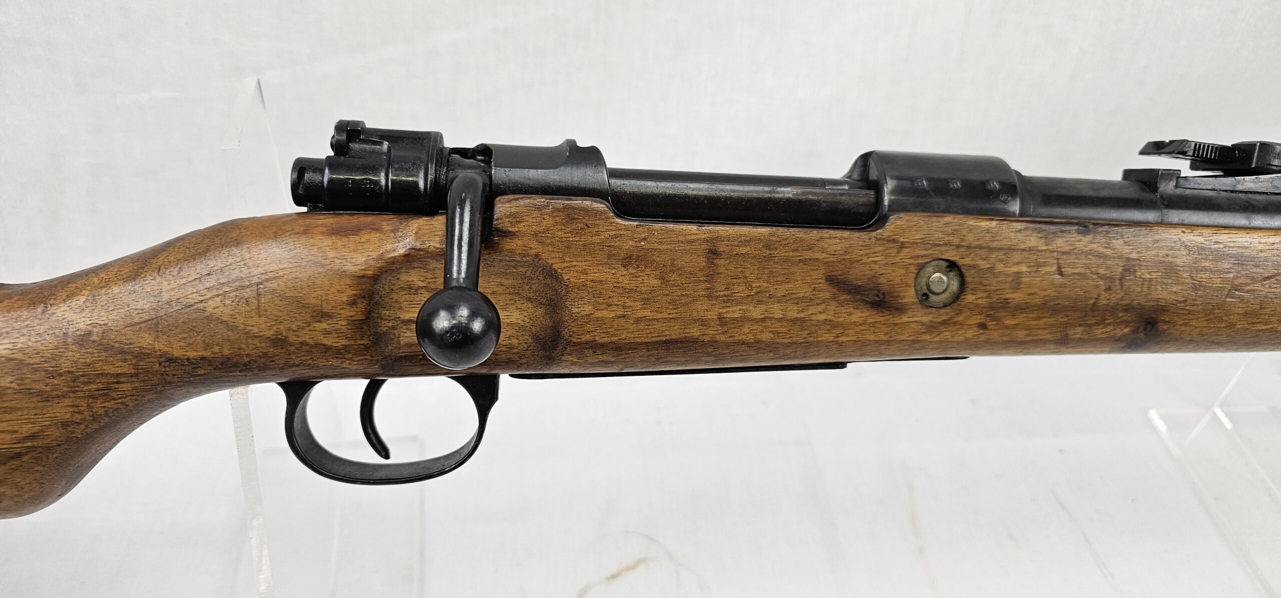 WW2 German Mauser K98 Bolt Action Rifle and Sling Deactivated - Image 3