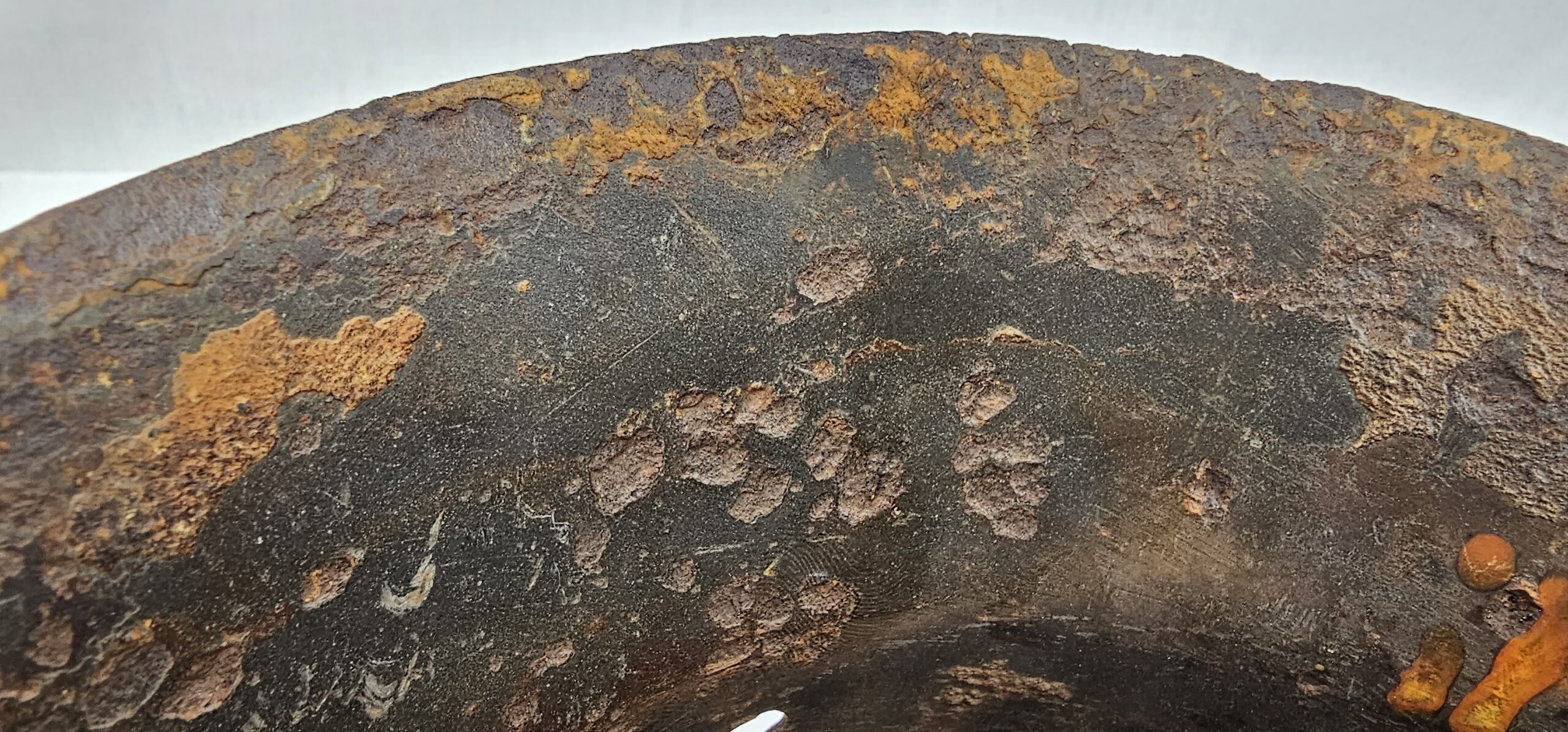 WW2 M40 German Nazi Helmet Relic - Image 4