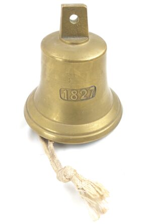 1827 Brass Ships Bell with Phoenix-Griffin Insignia
