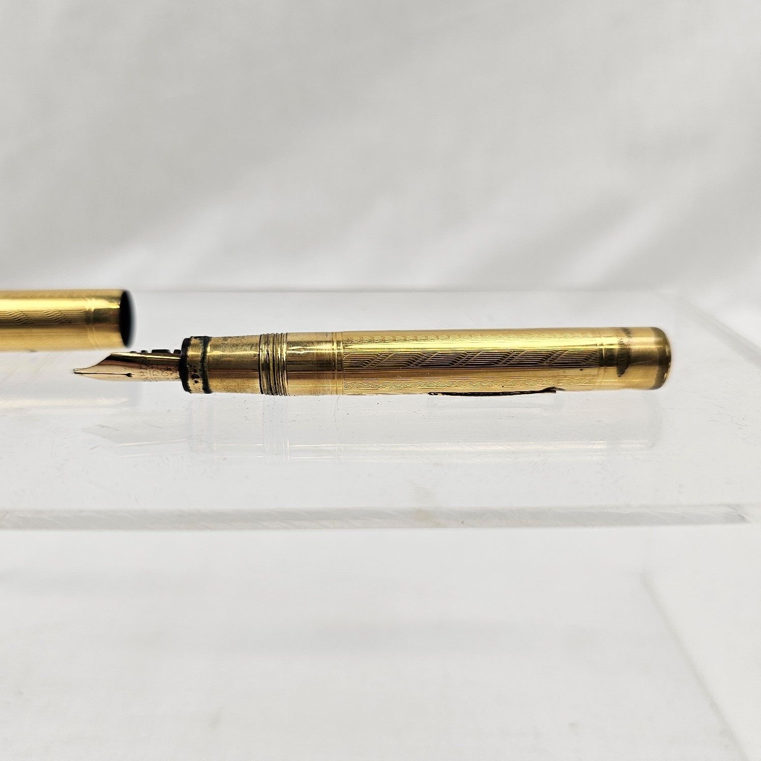 1920's Gold Plated Mabie Todd Fountain Pen - Image 5