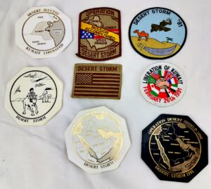 *1991 - Operation Desert Storm 1991, Patches and Beer Mats*