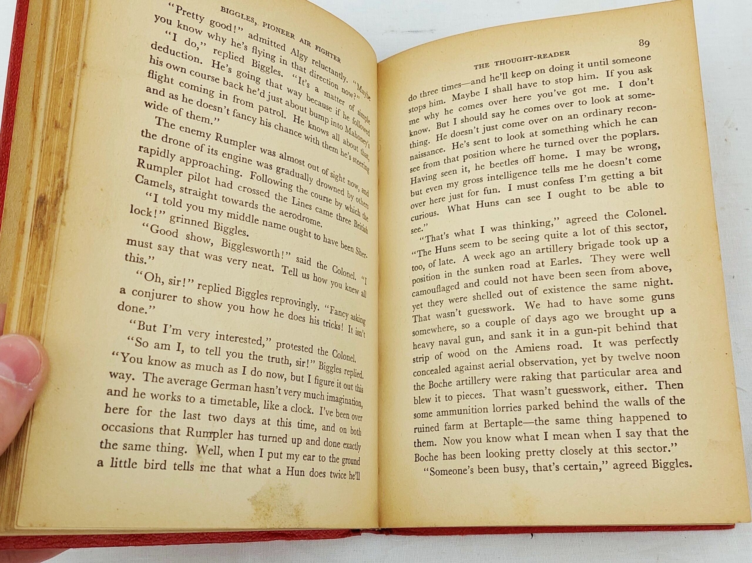 Biggles Pioneer Airfighter Hardback Book - Image 3