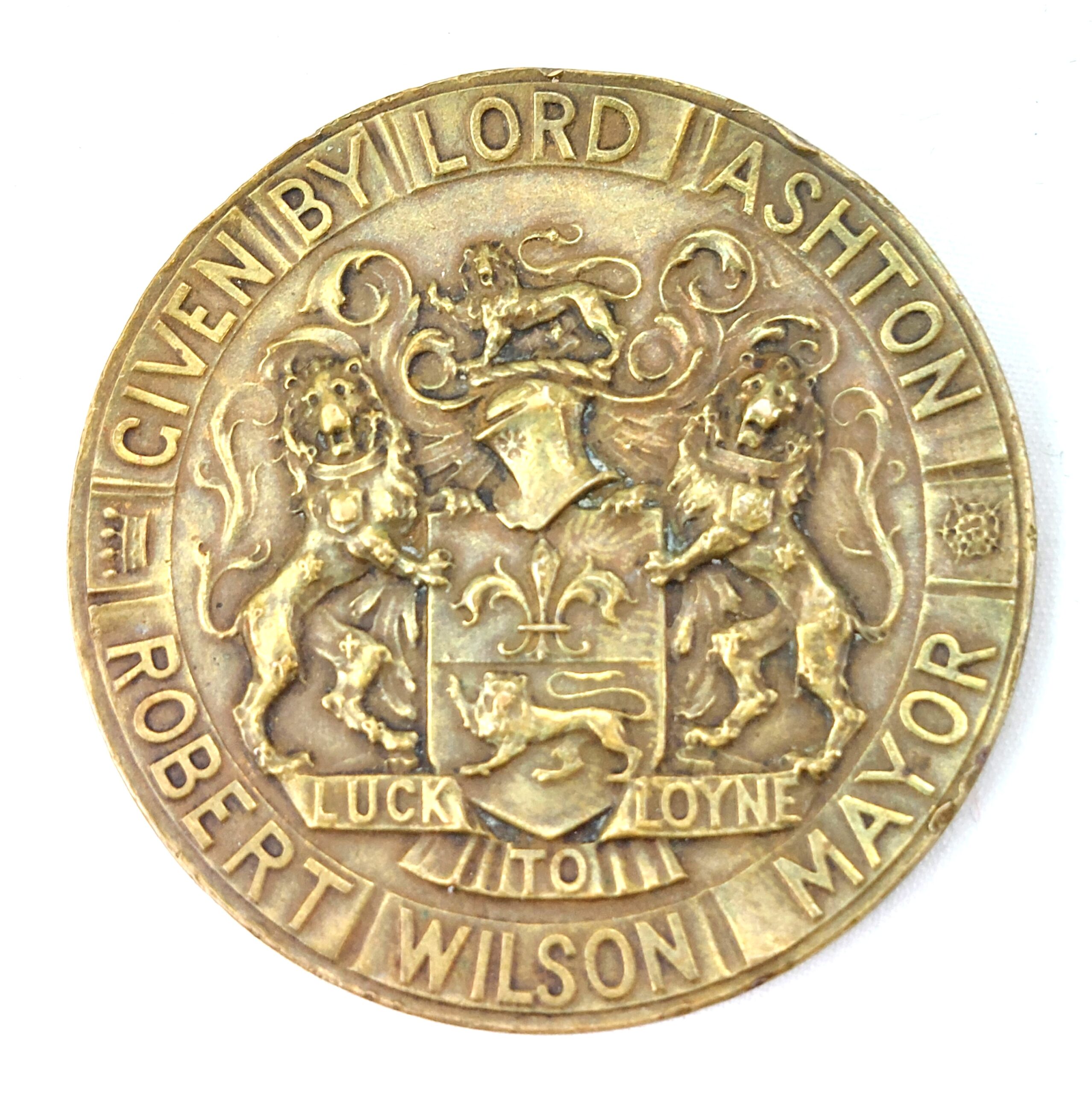 British, 1909, Bronze Medal Commemorating The Opening Of The Lancaster Town Hall - Image 2