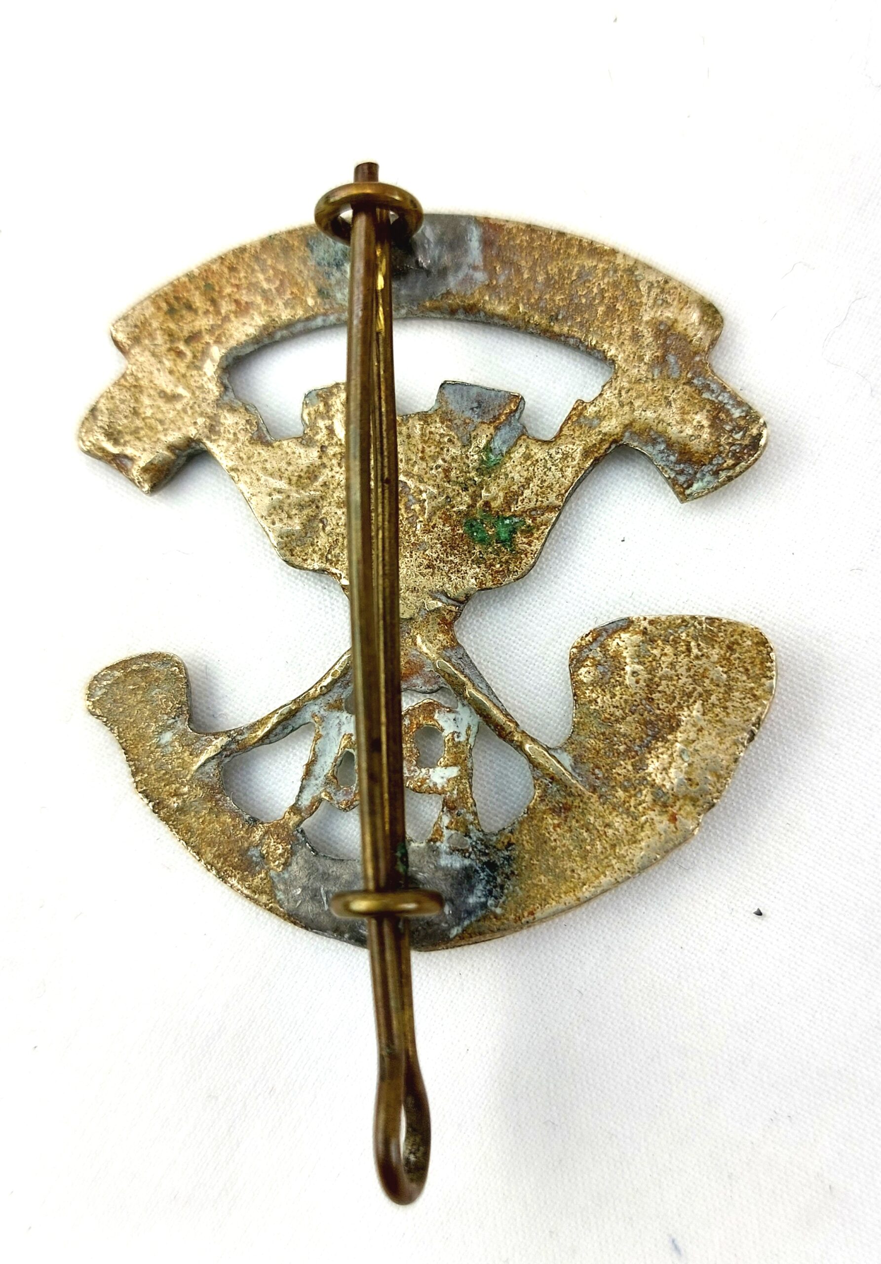 British, Somerset Light Infantry - Prince Albert's Regimental Cap Badge, White Metal, 2 Lugs, South Africa 1900 - 01 - Image 2