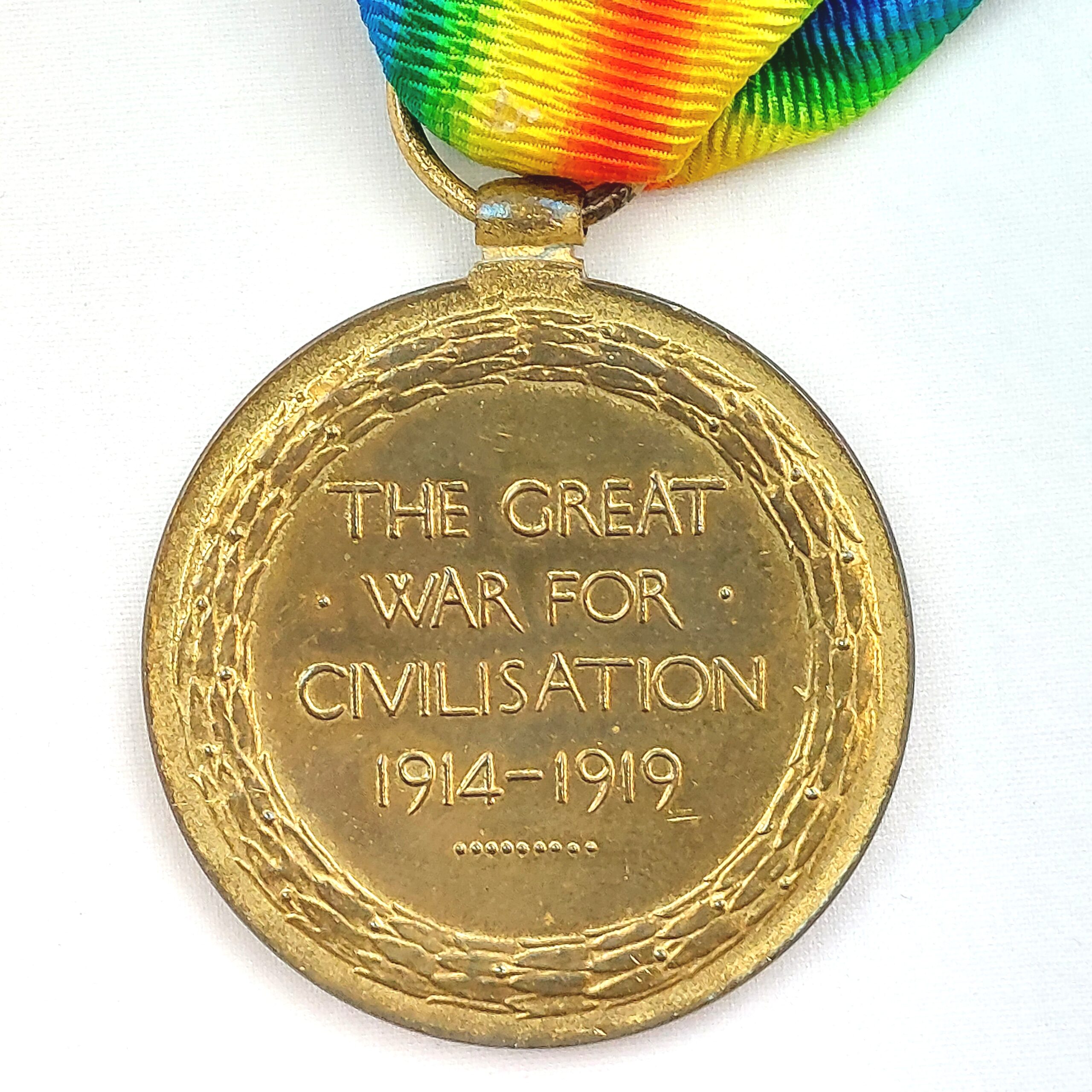 British, WW1, Three Medals to 64662 Gunner F. Saywell, Royal Field Artillery, Great War Medal (no ribbon), Victory Medal, 1914 Mons Star with ribbon bar with rosette, with ribbons, Unmounted - Image 10