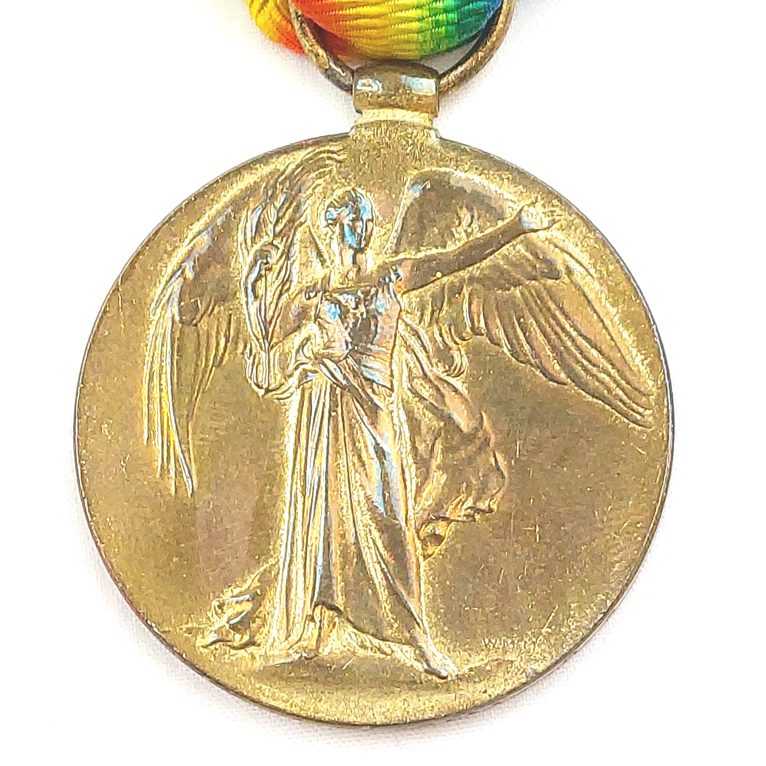 British, WW1, Three Medals to 64662 Gunner F. Saywell, Royal Field Artillery, Great War Medal (no ribbon), Victory Medal, 1914 Mons Star with ribbon bar with rosette, with ribbons, Unmounted - Image 11