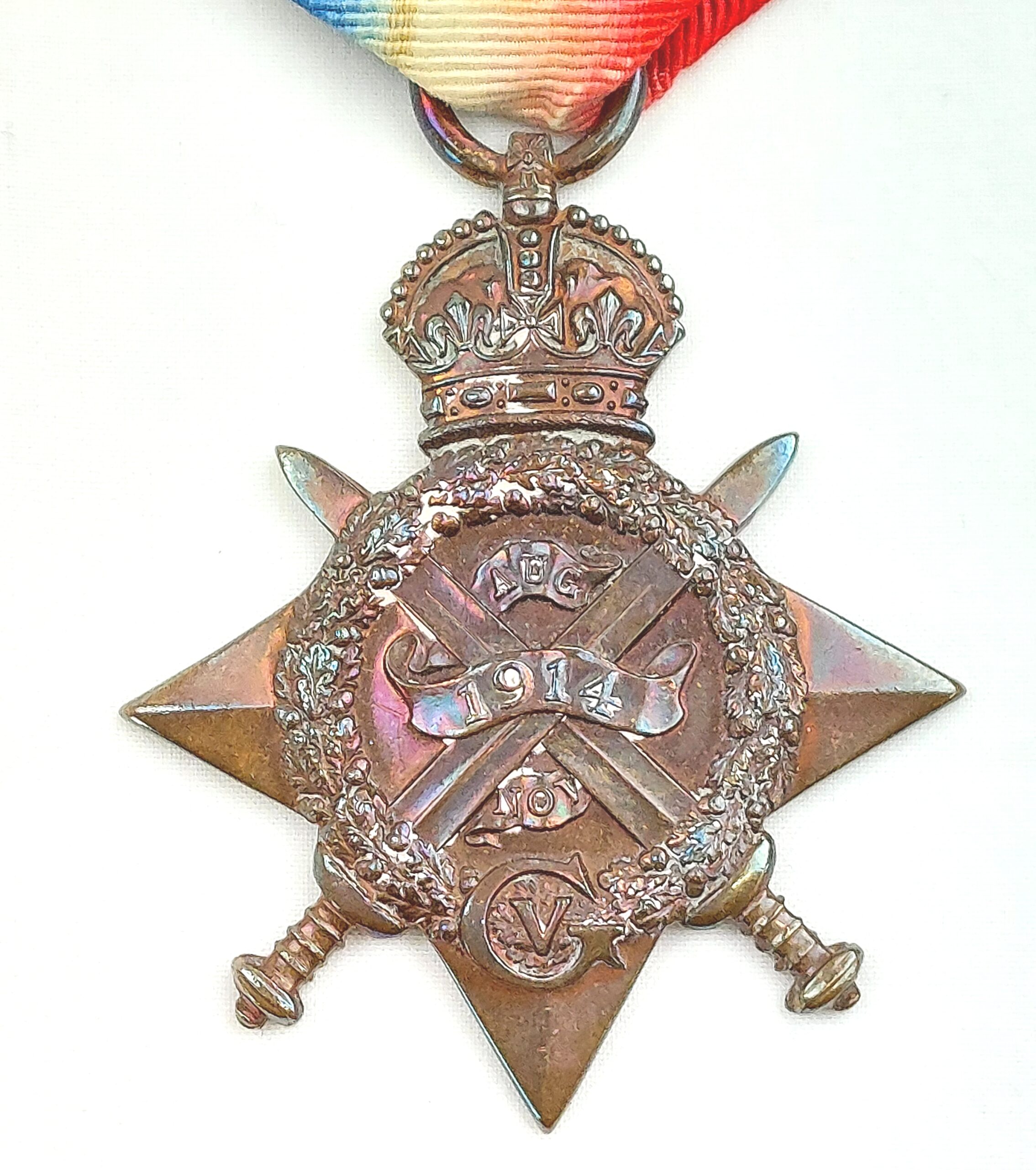 British, WW1, Three Medals to 64662 Gunner F. Saywell, Royal Field Artillery, Great War Medal (no ribbon), Victory Medal, 1914 Mons Star with ribbon bar with rosette, with ribbons, Unmounted - Image 17