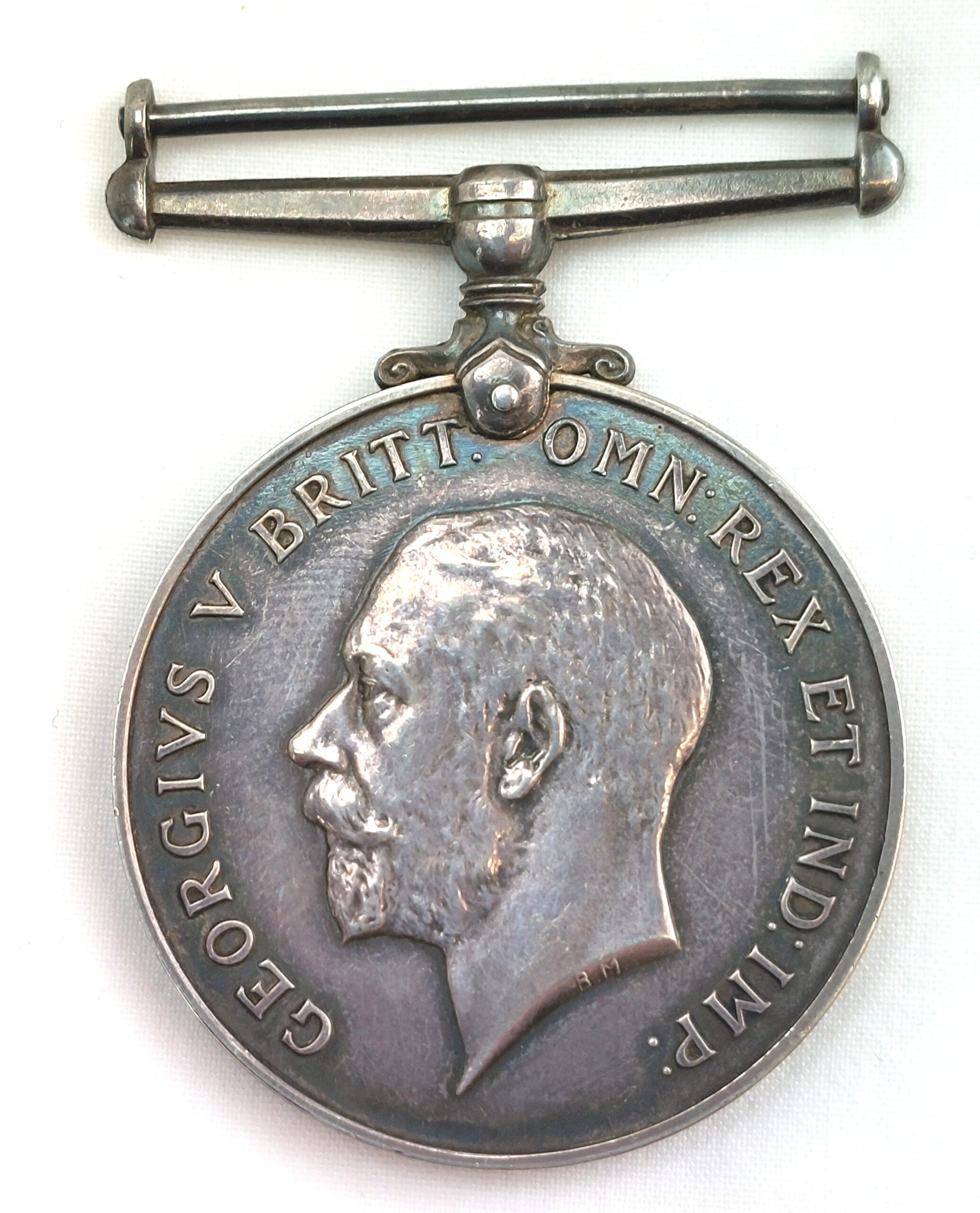 British, WW1, Three Medals to 64662 Gunner F. Saywell, Royal Field Artillery, Great War Medal (no ribbon), Victory Medal, 1914 Mons Star with ribbon bar with rosette, with ribbons, Unmounted - Image 4