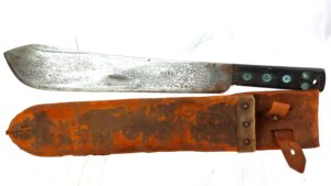 British, WW2, Army JJB Machete and BLG Scabbard, both dated 1943