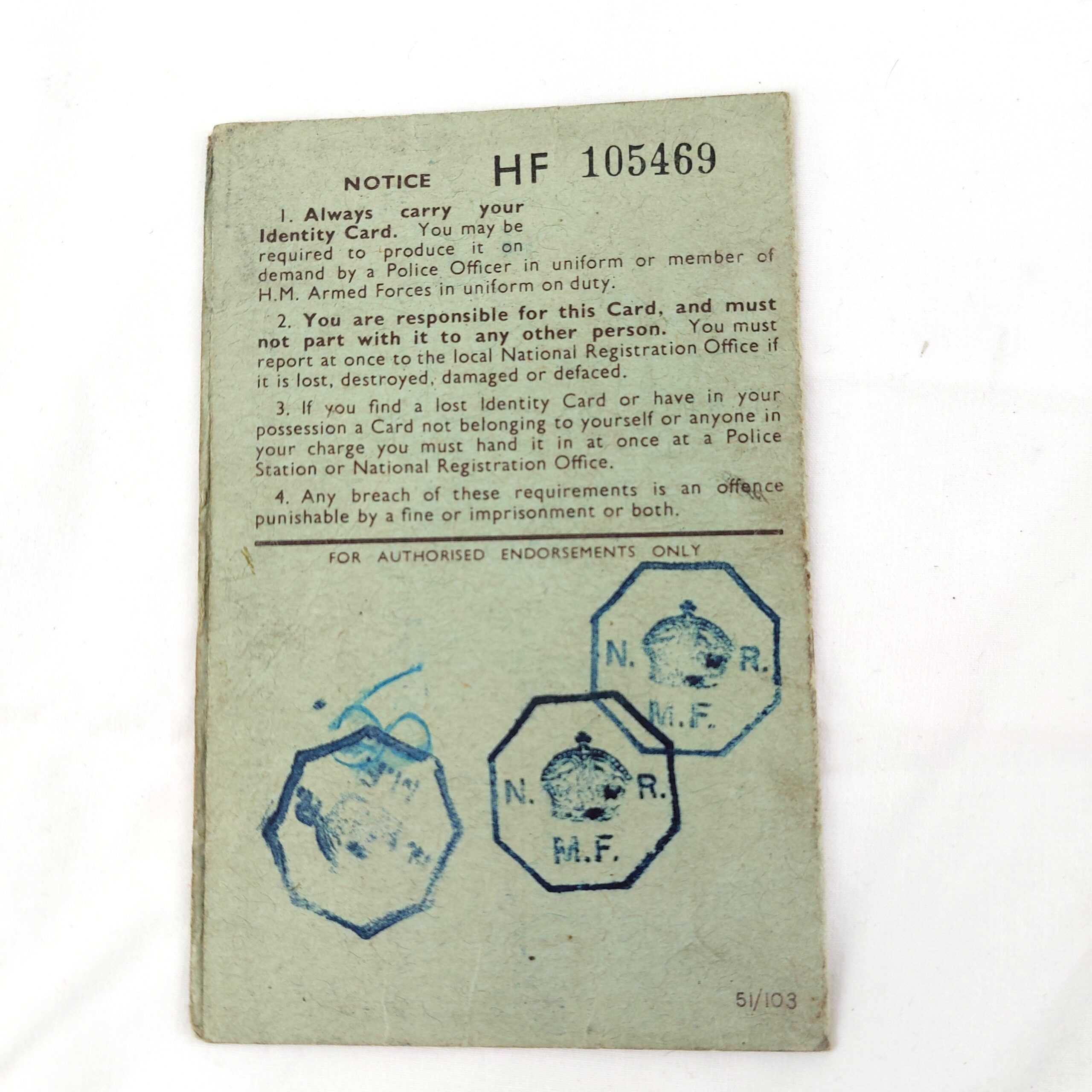 British, WW2, Medals and Service records for L.Cpl Leslie H.E. Hough, The France and Germany Star, The 1939-1945 Star, The WW2 War Medal 1939-1945, WW2 Issue letter for medals, Record of Service, The Hampshire Regt (36th & 7th Foot) Regimental History Booklet, Newspaper Clipping of Hampshire Reg't Wounded, EIIR Royal Military Police Blazer Badge, Soldier's Release Book Class A, National Registration Identity Card, Book of 12 B&W Photographs 1940-1944 Oostende - Image 26