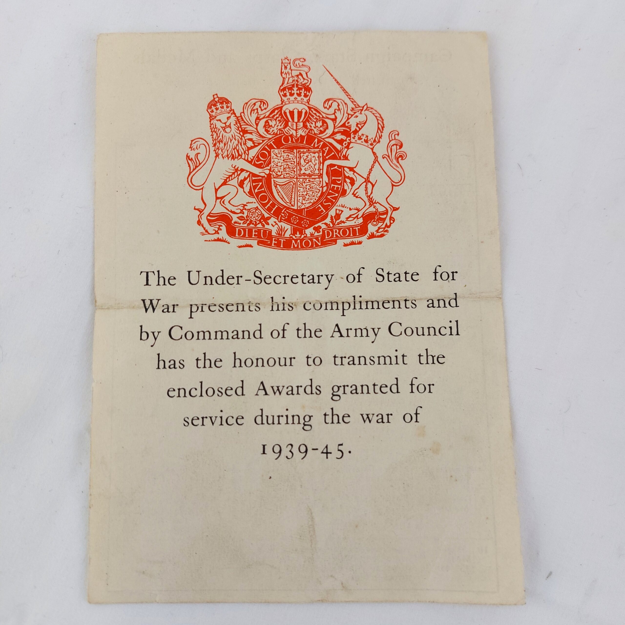 British, WW2, Medals and Service records for L.Cpl Leslie H.E. Hough, The France and Germany Star, The 1939-1945 Star, The WW2 War Medal 1939-1945, WW2 Issue letter for medals, Record of Service, The Hampshire Regt (36th & 7th Foot) Regimental History Booklet, Newspaper Clipping of Hampshire Reg't Wounded, EIIR Royal Military Police Blazer Badge, Soldier's Release Book Class A, National Registration Identity Card, Book of 12 B&W Photographs 1940-1944 Oostende - Image 9