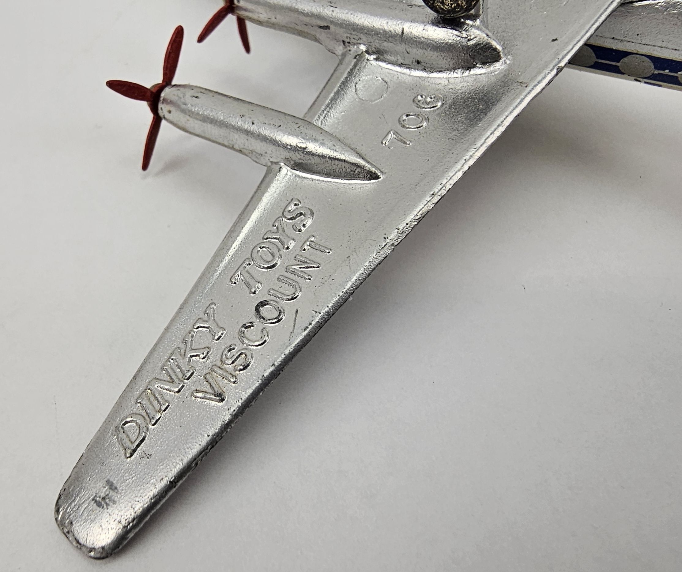Dinky Toys 708 Vickers Viscount Air France Metal Model - Image 2
