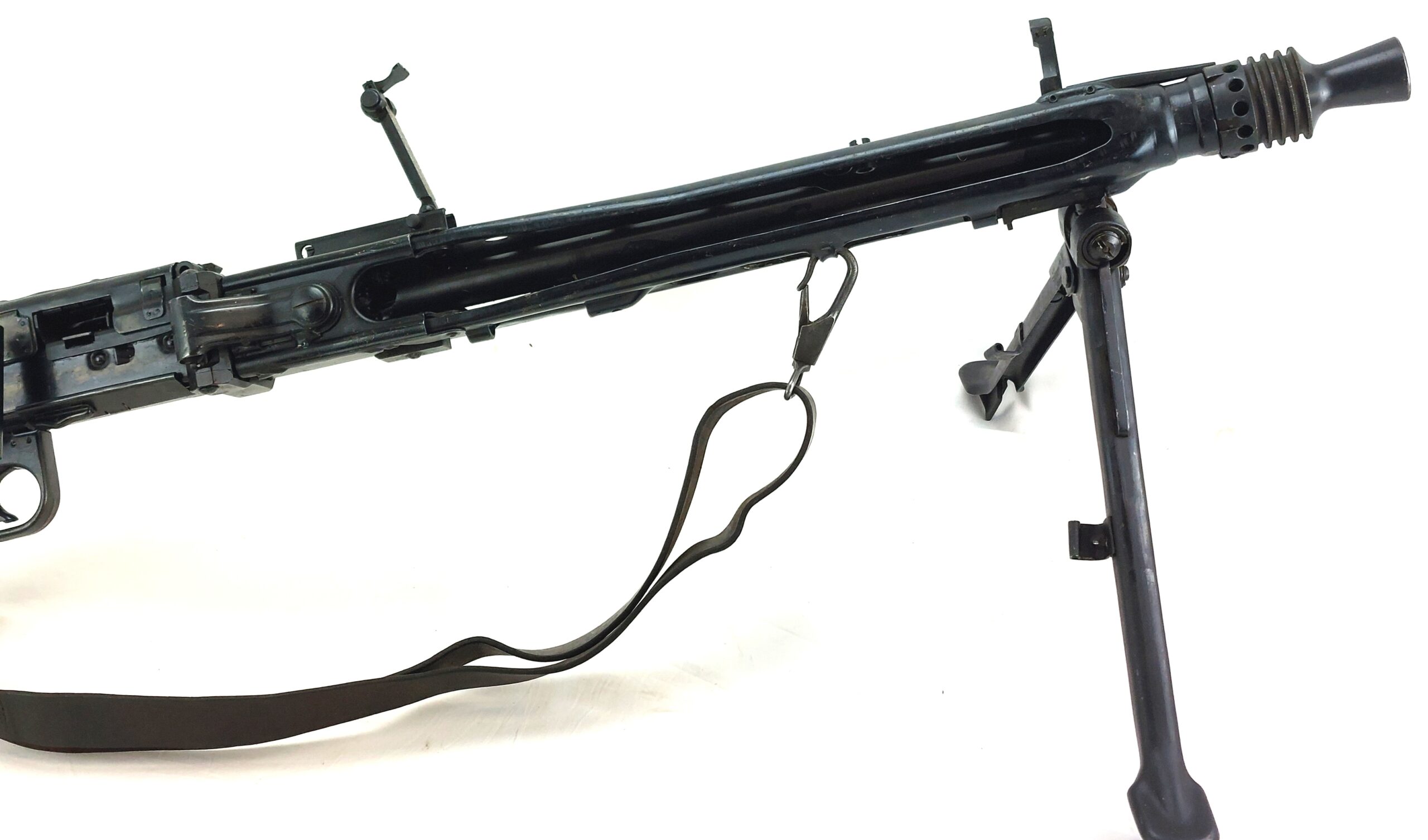 German, WW2, All Original Maschinengewehr MG 42, Dated 1944, Made by Steyr, (PJ SWJ), Comes with Bipod, Sling, Complete Gunners Kit, Drum Magazine & Ammo Tin, Deactivated - Image 7