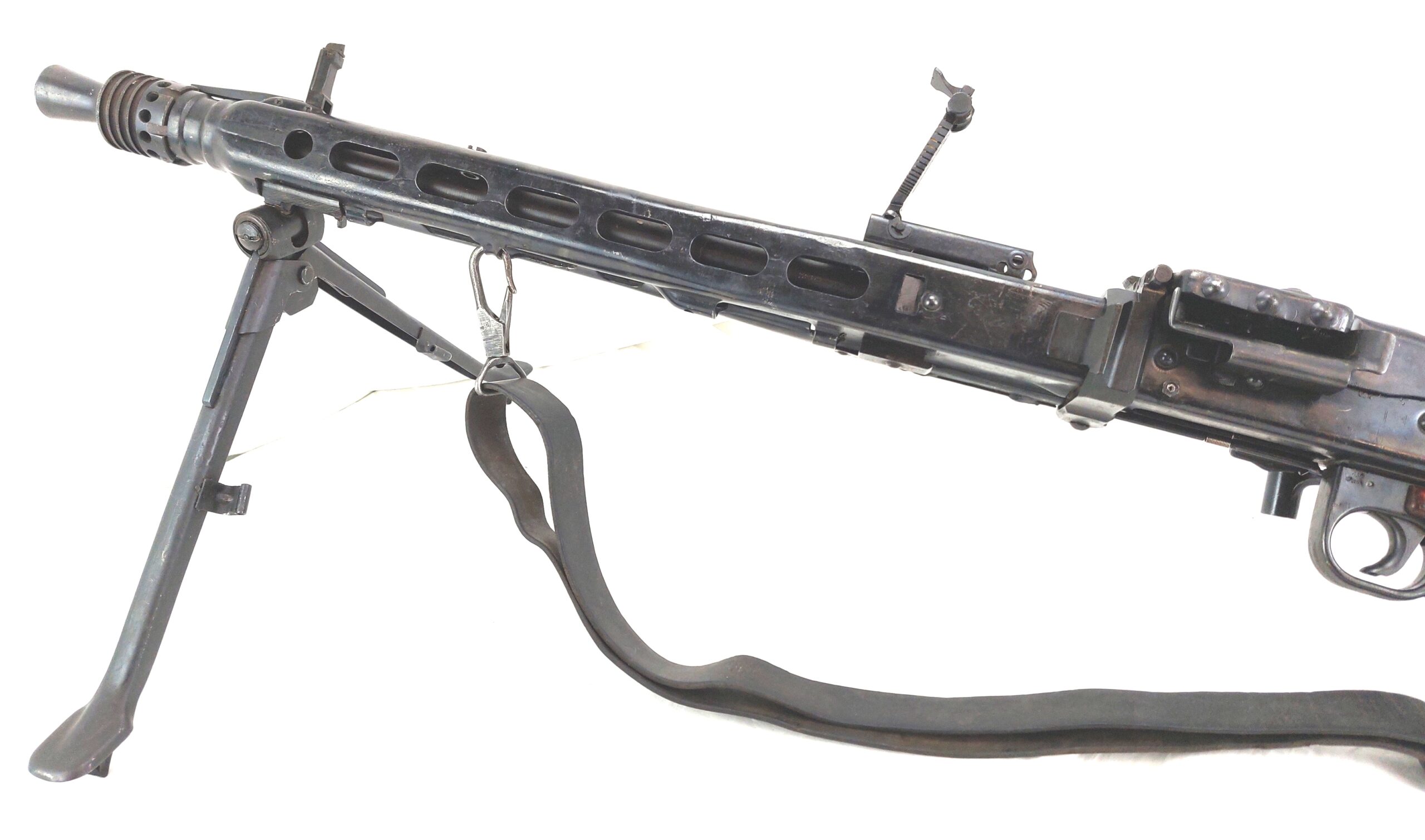 German, WW2, All Original Maschinengewehr MG 42, Dated 1944, Made by Steyr, (PJ SWJ), Comes with Bipod, Sling, Complete Gunners Kit, Drum Magazine & Ammo Tin, Deactivated - Image 13