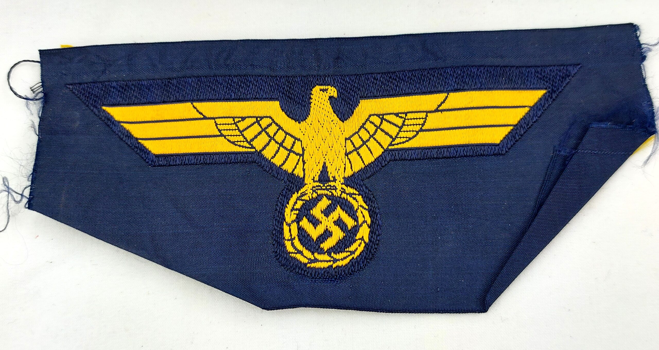 German, WW2, M38 Kriegsmarine Breast Cloth Eagle