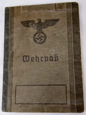 German, WW2 Wehepaß - Military Record, 1938 Koblenz