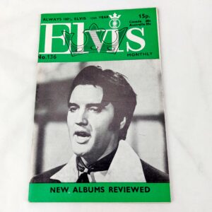 Original, 1960-2000, Elvis Monthly Magazine – Issue No. 136, 12th Year