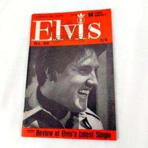 Original, 1960-2000, Elvis Monthly Magazine – Issue No. 86, 8th Year
