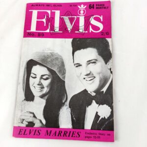 Original, 1960-2000, Elvis Monthly Magazine – Issue No. 89, 8th Year