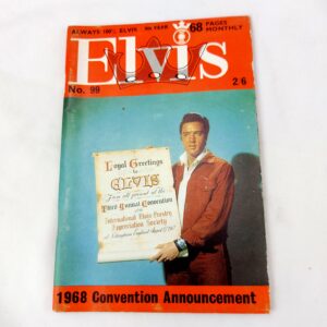 Original, 1960-2000, Elvis Monthly Magazine – Issue No. 99, 9th Year