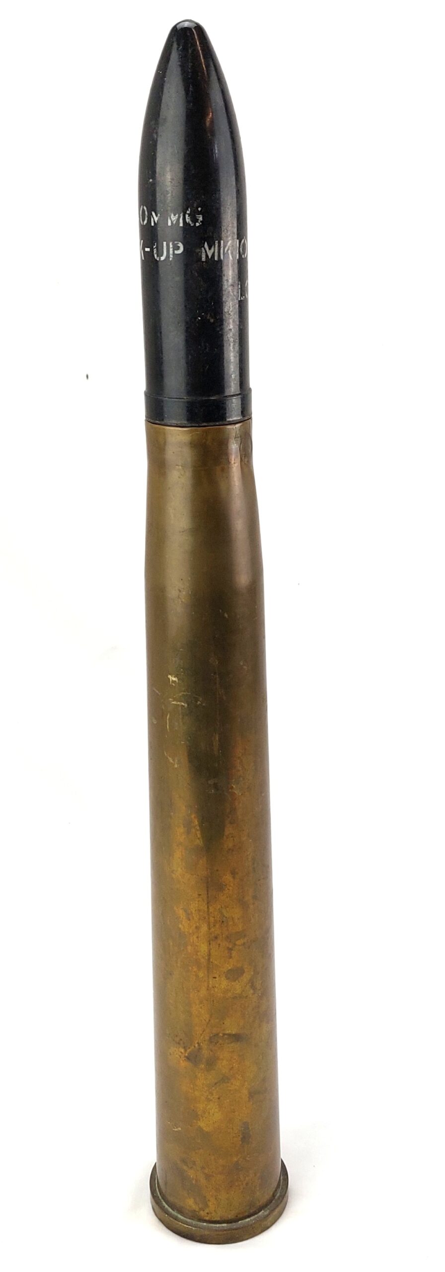 Original Bofors 40mm Gun Shell, Dated 1957, Inert