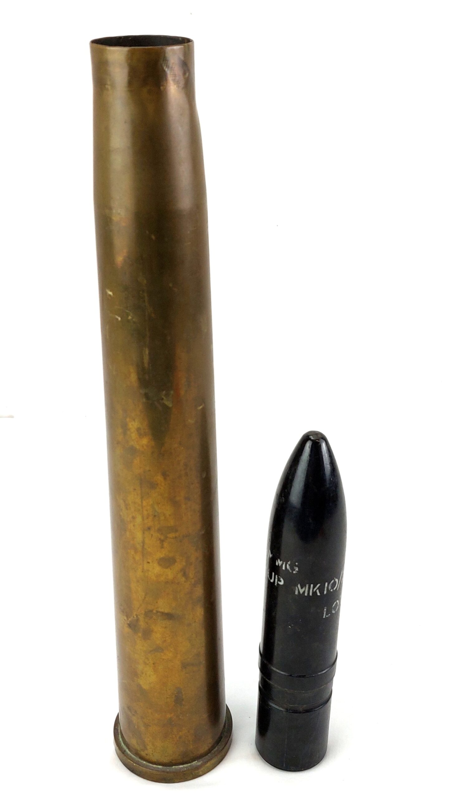 Original Bofors 40mm Gun Shell, Dated 1957, Inert - Image 2