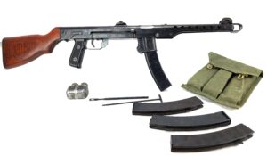 Polish, Cold War, PM wz. 43/52 Sub-Machine Gun with Magazine, Made at H. Cegielski – Poznań (6), Dated 1953, (Polish variant of PPS 43), Deactivated, PLUS 3 Spare Magazines in Mag Pouch and Dual Oil Bottle